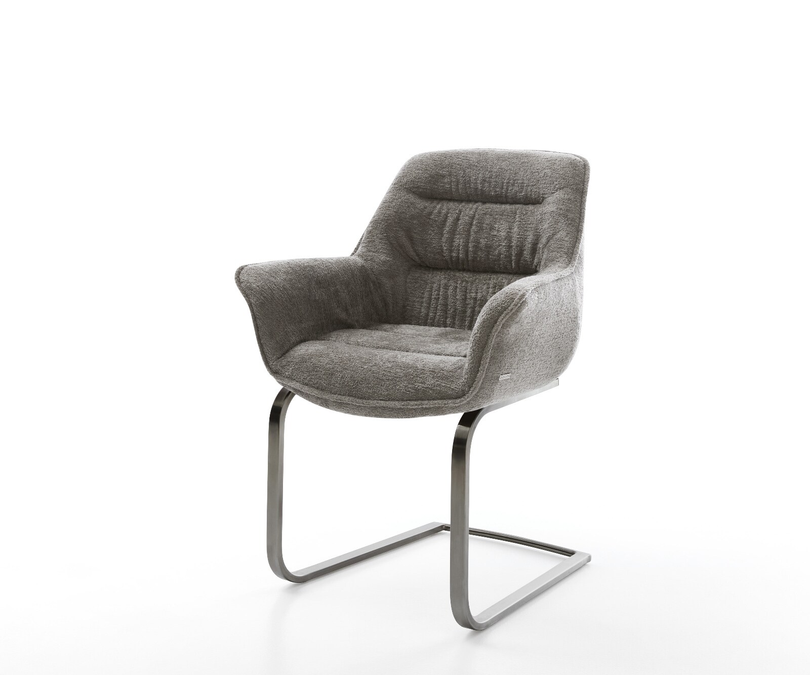 Стол с конзола Kaira-Flex Bouclé Soft Mud Стол с конзола Flat Graphite