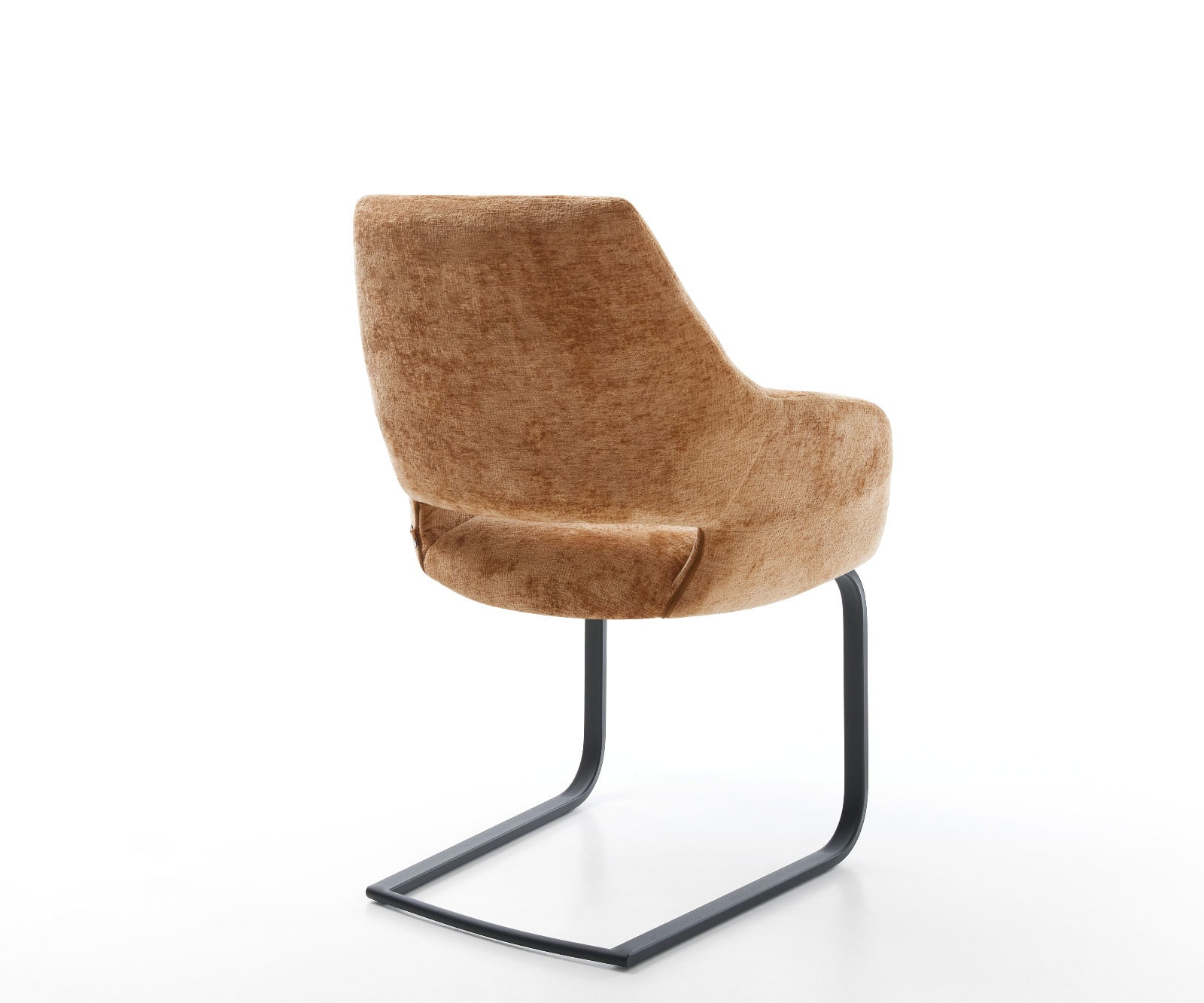 Люлеещ стол с подлакътници Шенил Ръжда Конзолен крак плосък Черен Yago-Flex 4 Люлеещ стол с подлакътници Шенил Ръжда Конзолен крак плосък Черен Yago-Flex 4