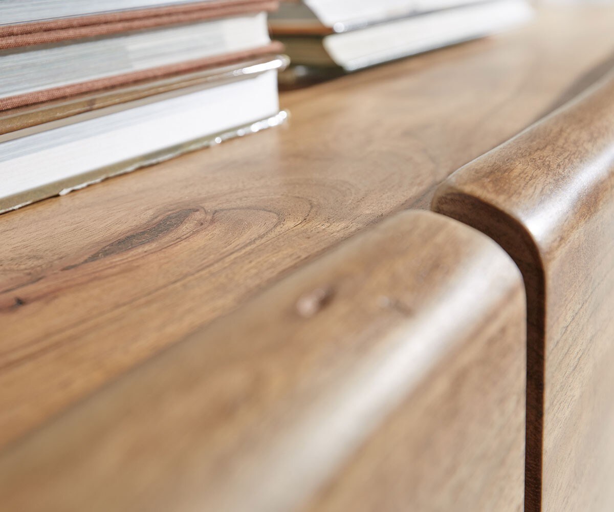 Бюфет 172 cm Акация Натурал 4 Врати 4 Чекмеджета Live-Edge 4 Бюфет 172 cm Акация Натурал 4 Врати 4 Чекмеджета Live-Edge 4