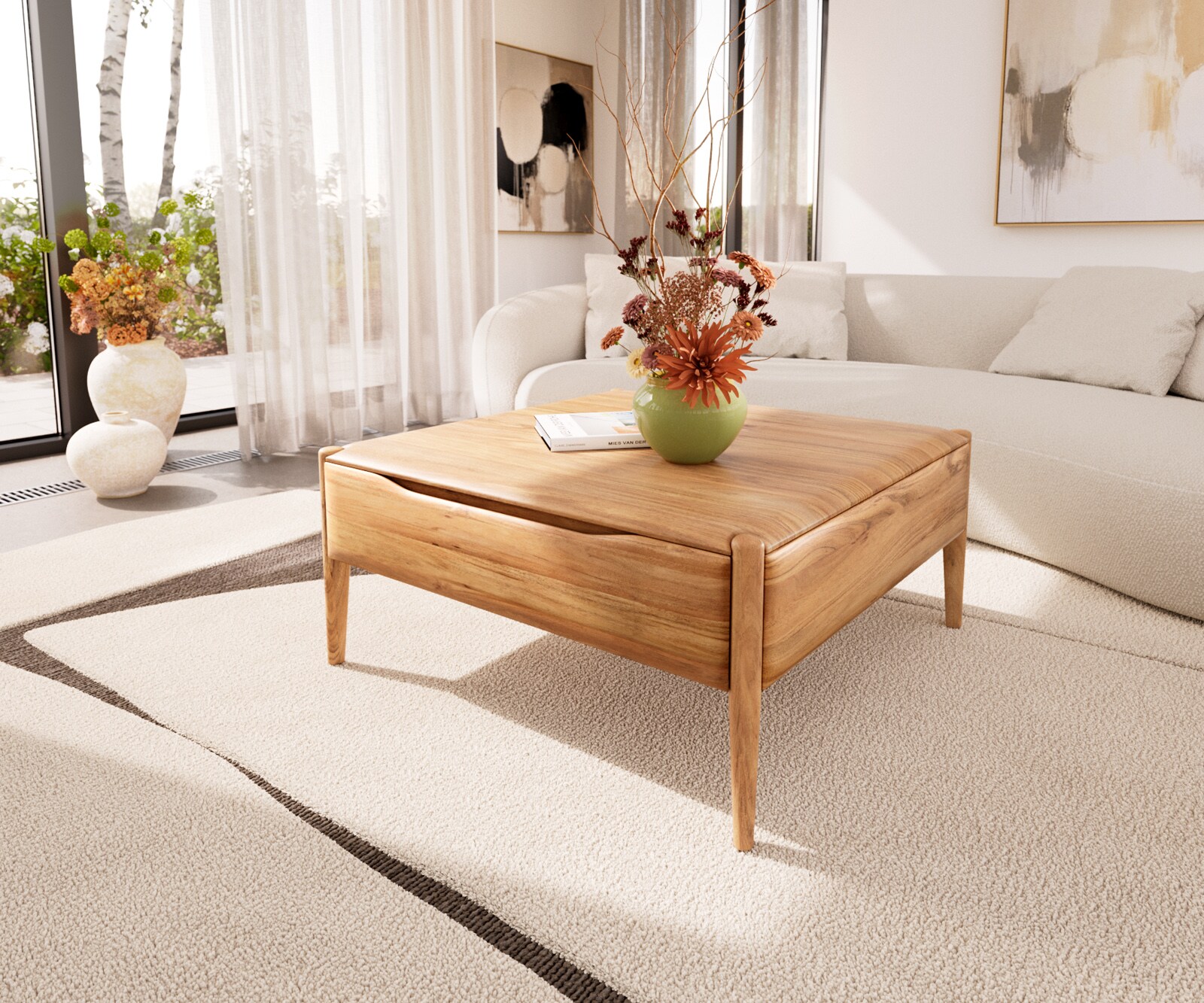 Couchtisch Simcha Akazie Natur