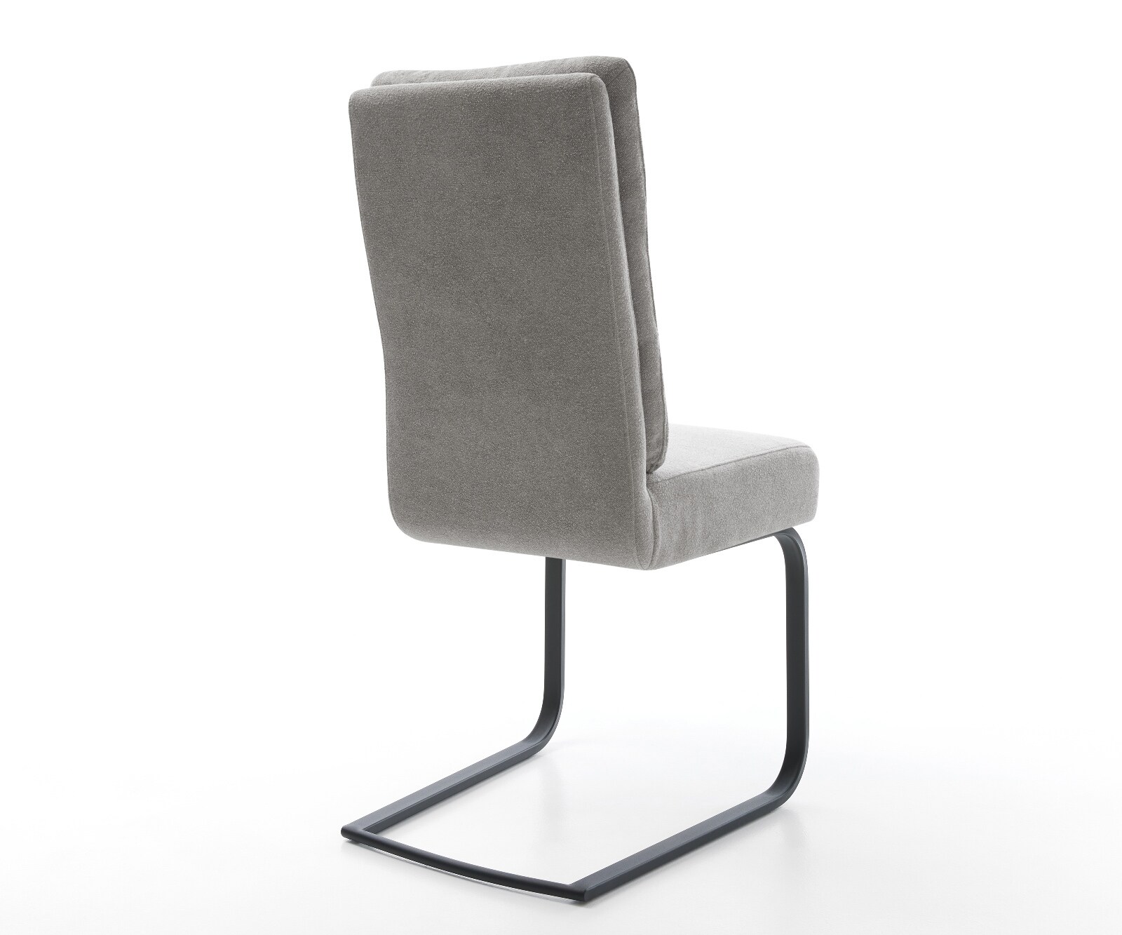 Стол с конзола Pela-Flex Текстурирана тъкан Soft Grey Стол с конзола плосък Black Ядро от джобни пружини 4