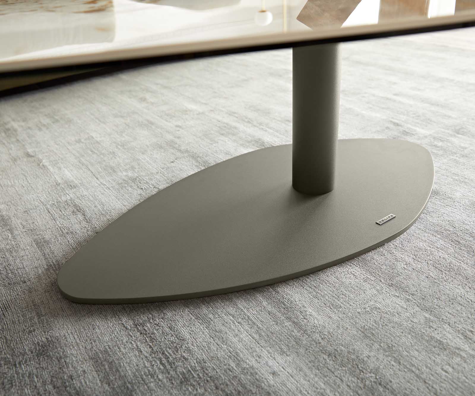 Холна маса 140x80 cm Керамика Minas Melange бял-бежов Основа Ефектен финиш Titan Vibana 5 Холна маса 140x80 cm Керамика Minas Melange бял-бежов Основа Ефектен финиш Titan Vibana 5