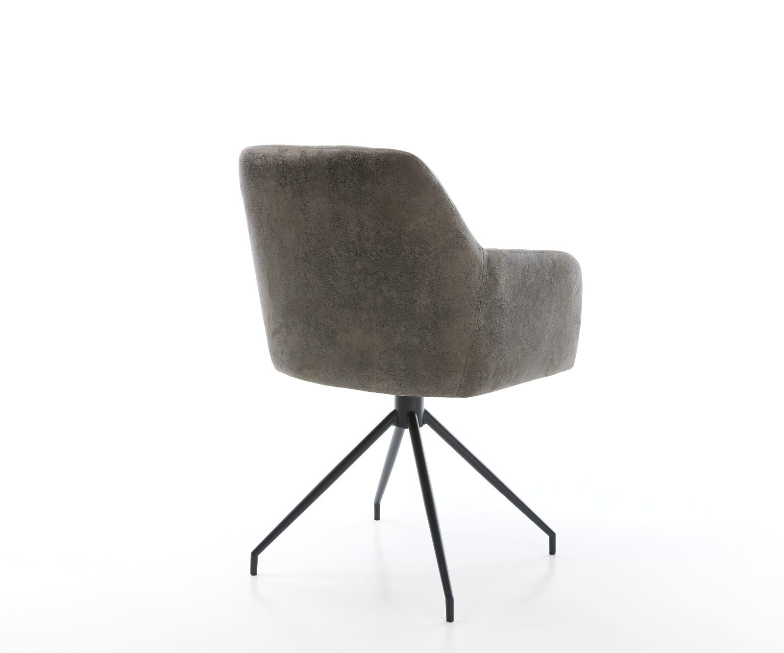 Врътящ се стол Сив Антик Конус крак кръгъл Черен 180° въртящ се Greg-Flex 4 Врътящ се стол Сив Антик Конус крак кръгъл Черен 180° въртящ се Greg-Flex 4