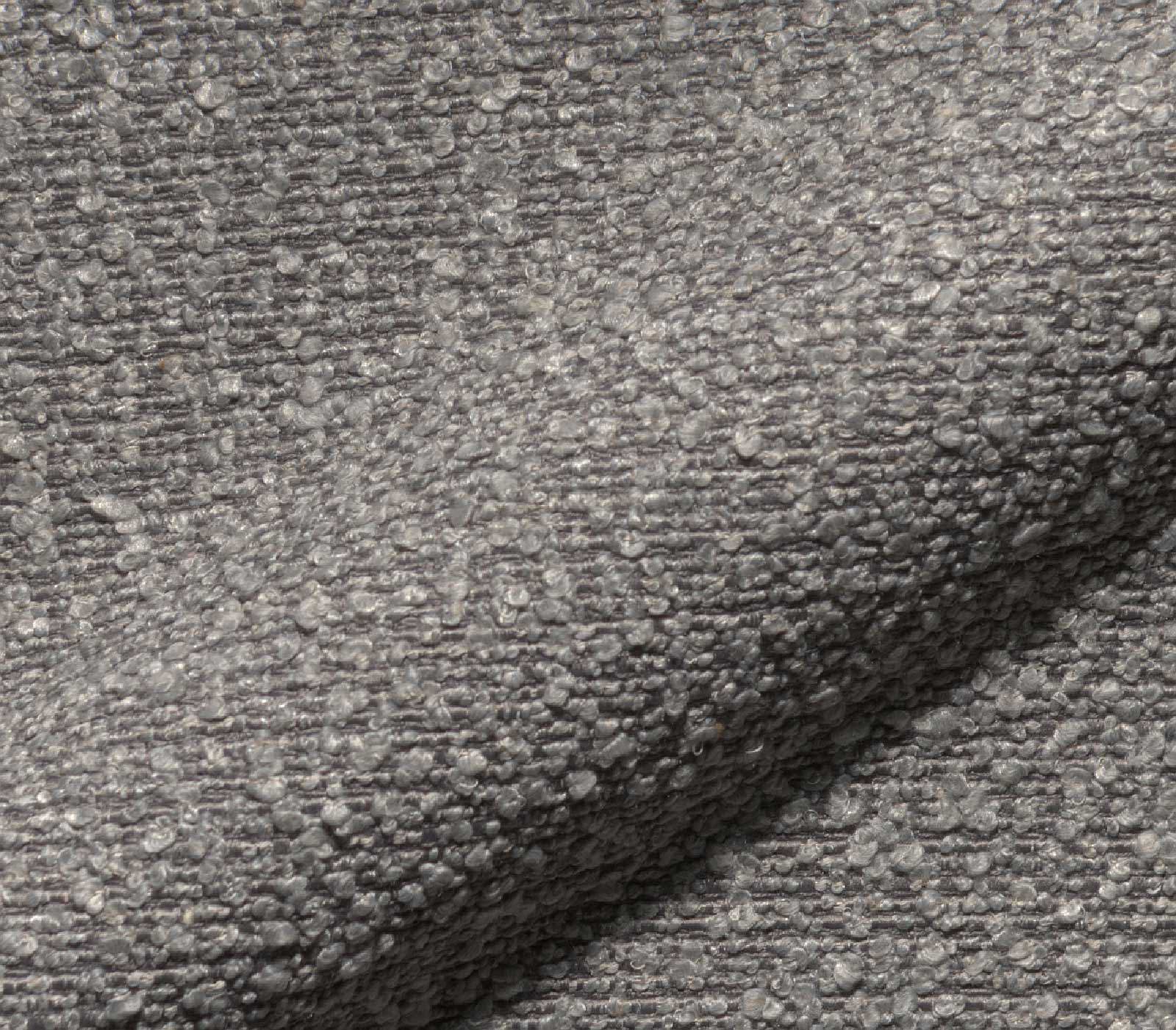 Врътящ се стол с подлакътници Букле СребристСив Конус крак кръгъл Черен 180° въртящ се Покет пружина Xana-Flex 3