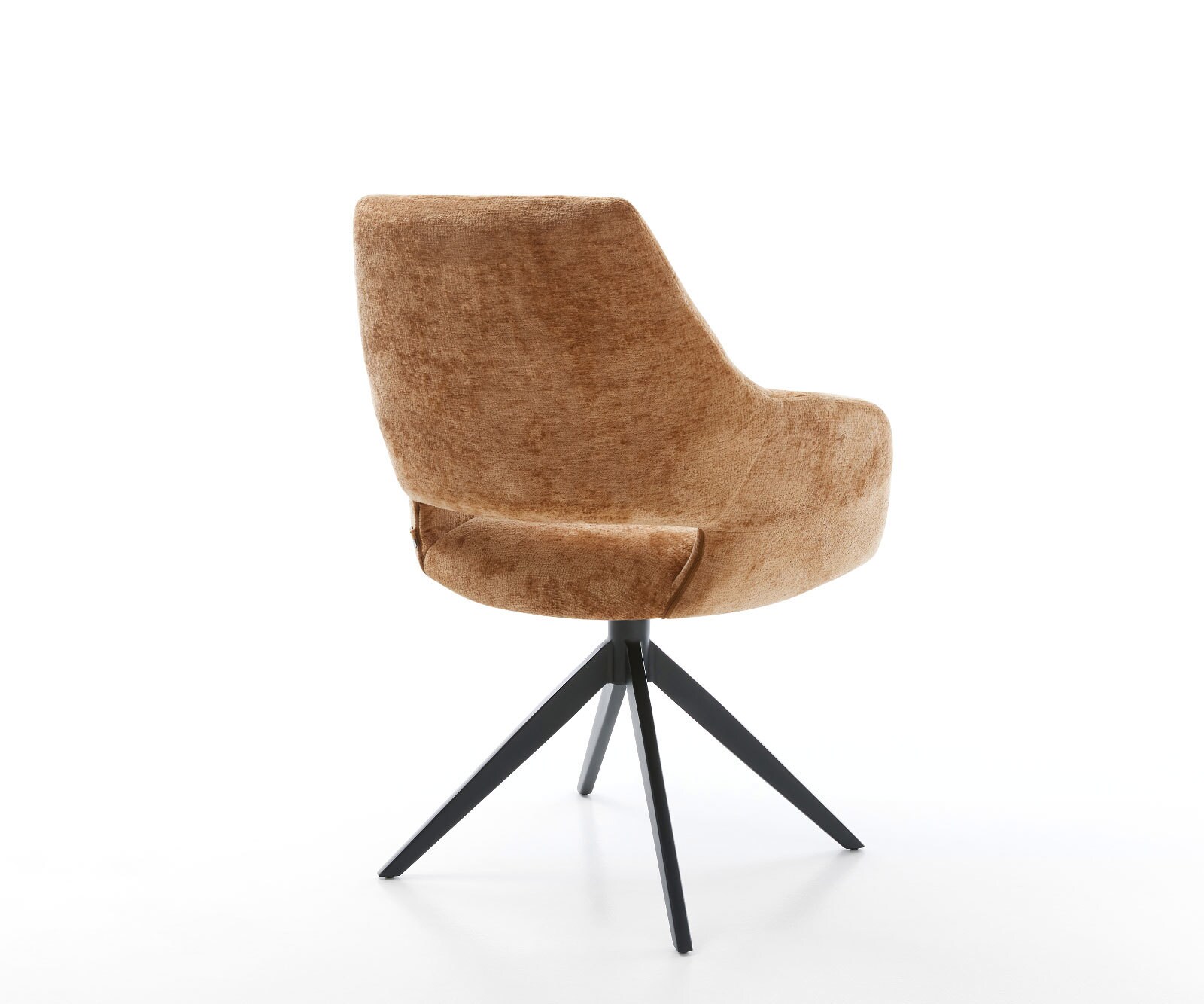 Врътящ се стол с подлакътници Шенил Ръжда Конус крак плосък Черен 360° въртящ се Люлеещ се Yago-Flex 5 Врътящ се стол с подлакътници Шенил Ръжда Конус крак плосък Черен 360° въртящ се Люлеещ се Yago-Flex 5