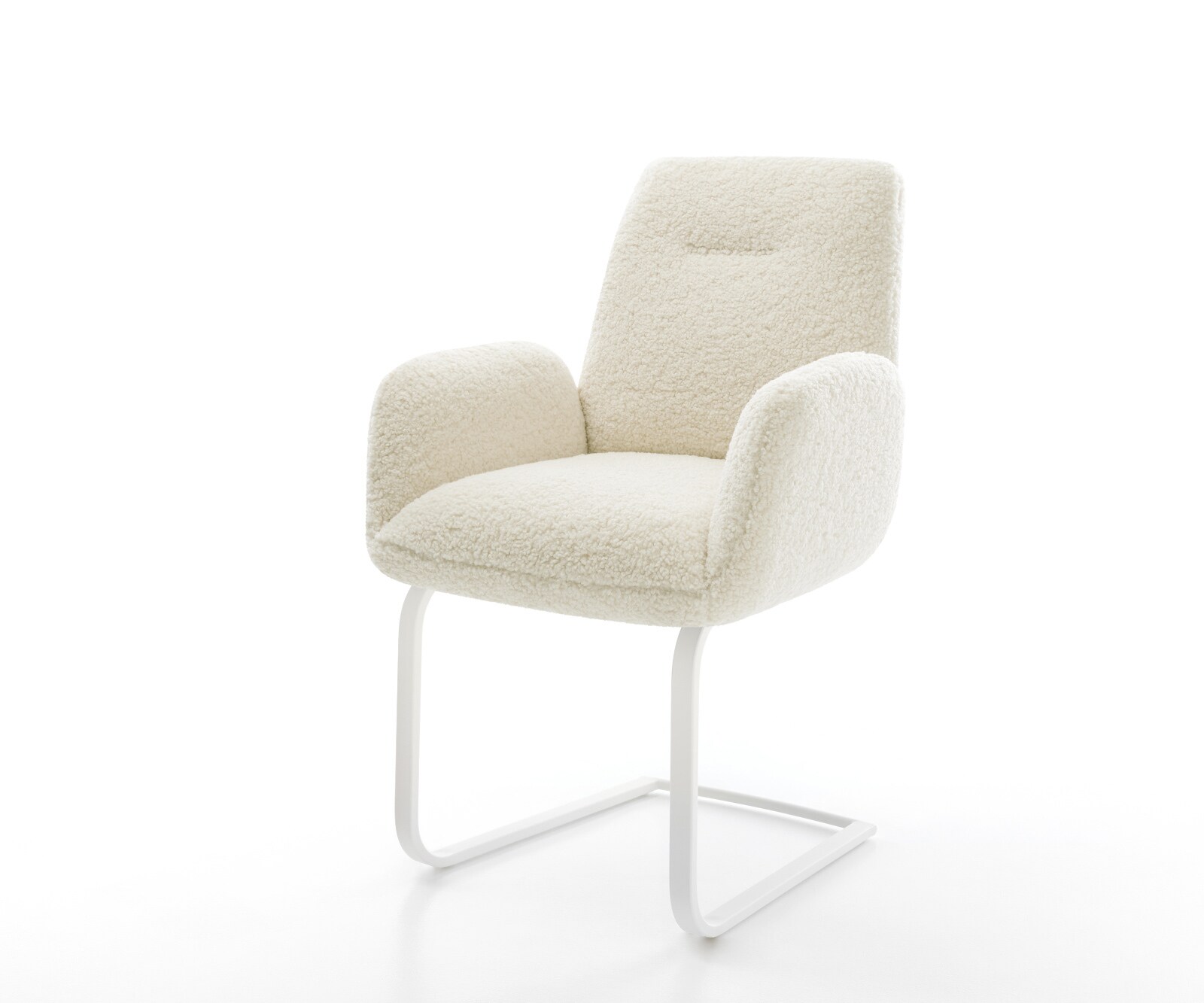 Стол с конзола Zoa-Flex teddy плат бежов стол с конзола плосък бял джоб пружинна сърцевина 1