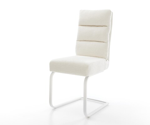 Стол с конзола Pela-Flex Bouclé Soft Beige Стол с конзола плосък White Pocket spring core