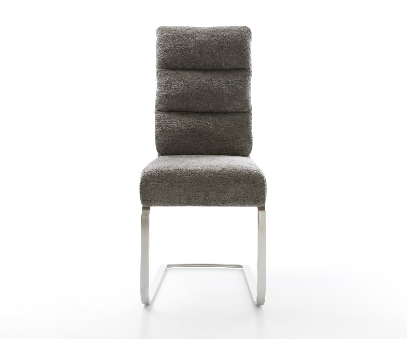 Стол с конзола Pela-Flex Bouclé Soft Mud Стол с конзола с плоска сърцевина от джобни пружини от неръждаема стомана 2