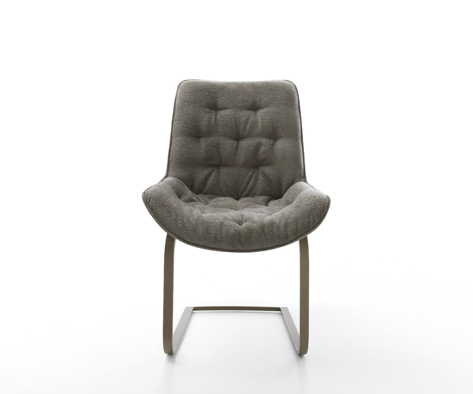 Стол с конзола Taimi-Flex Bouclé Soft Mud Стол с конзола с плосък ефект покритие титан 1