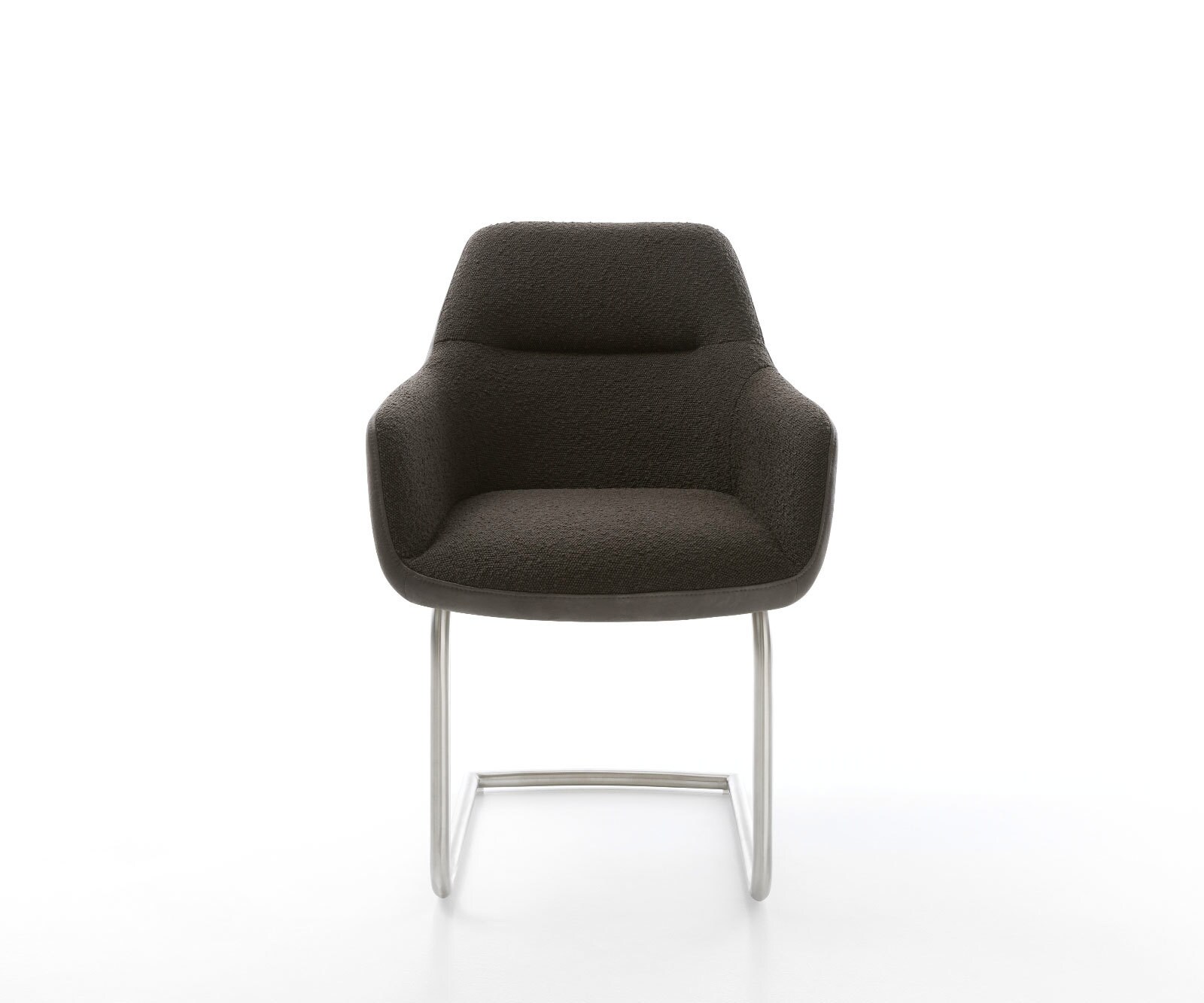 Люлеещ стол Микс от дамаски Черен Конзолен крак кръгъл Неръждаема стомана Pejo-Flex 1 Люлеещ стол Микс от дамаски Черен Конзолен крак кръгъл Неръждаема стомана Pejo-Flex 1