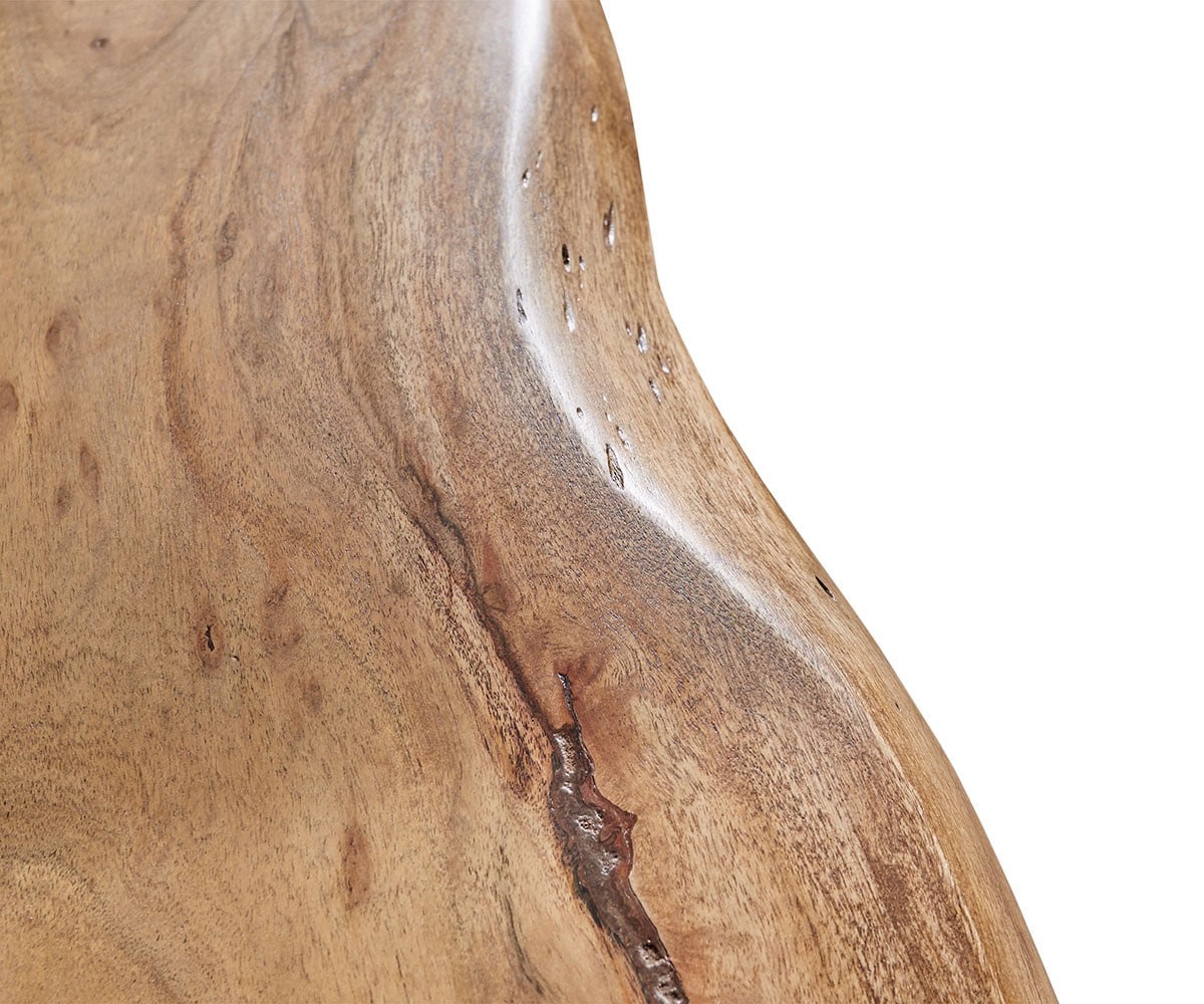 Маса 140x90 XL Акация Натурал Метал под ъгъл Edge 4 Маса 140x90 XL Акация Натурал Метал под ъгъл Edge 4