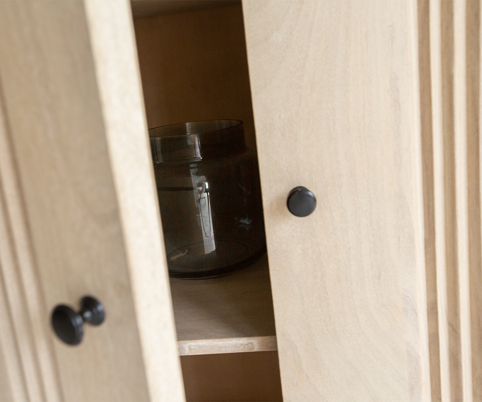 Висок шкаф 90x140 cm Манго Бял Избелен Метал Черен 2 Врати Nestos 5 Висок шкаф 90x140 cm Манго Бял Избелен Метал Черен 2 Врати Nestos 5