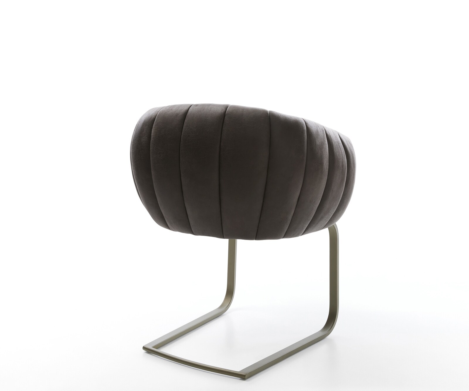 Конзолен стол Jada-Flex микрофибър антрацит винтидж стол с конзола с плосък ефект покритие титаниев джоб пружинна сърцевина 4