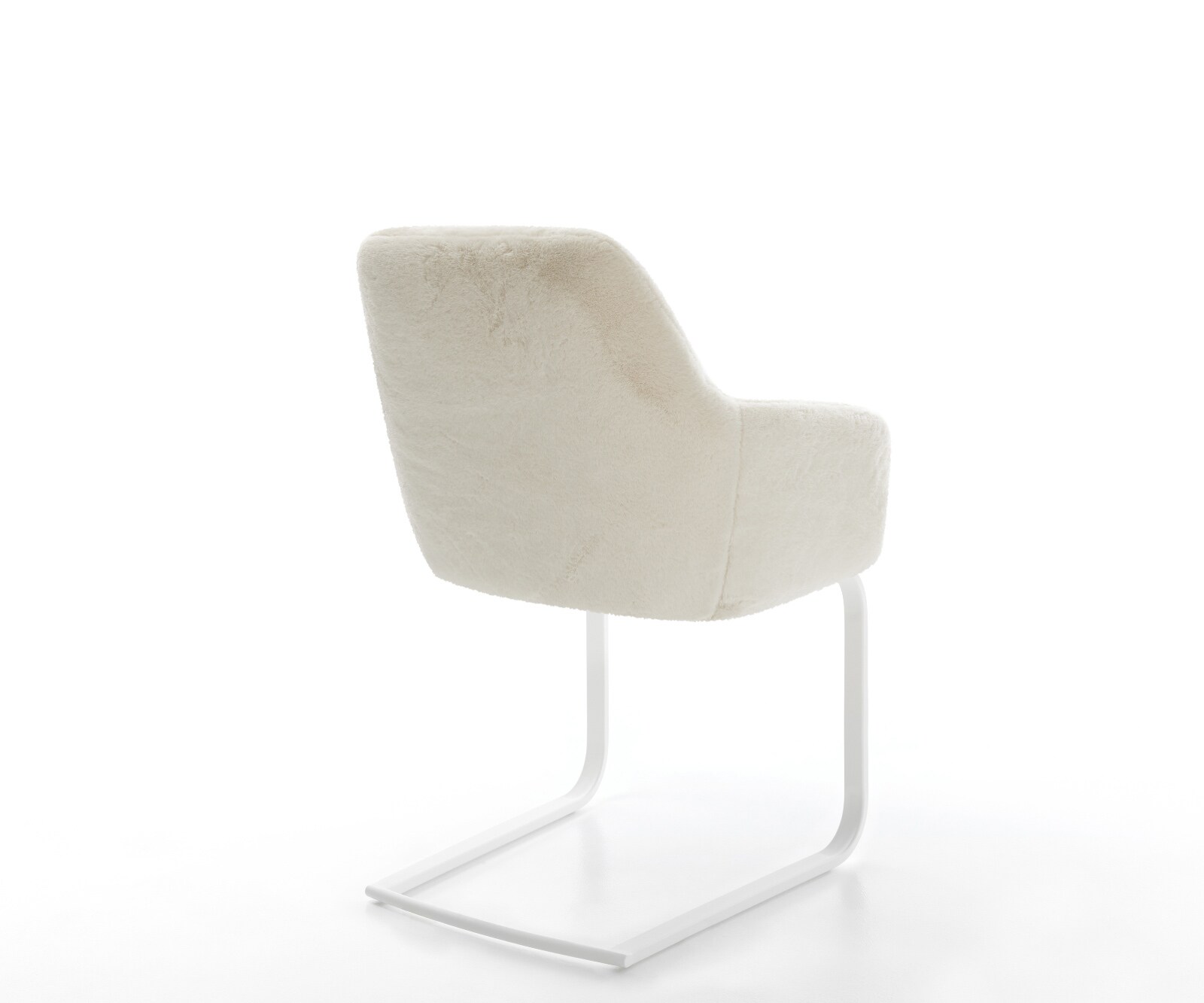 Стол с конзола Pejo-Flex плюш крем-бяло Стол с конзола плоско бяло Ядро от джобни пружини 5