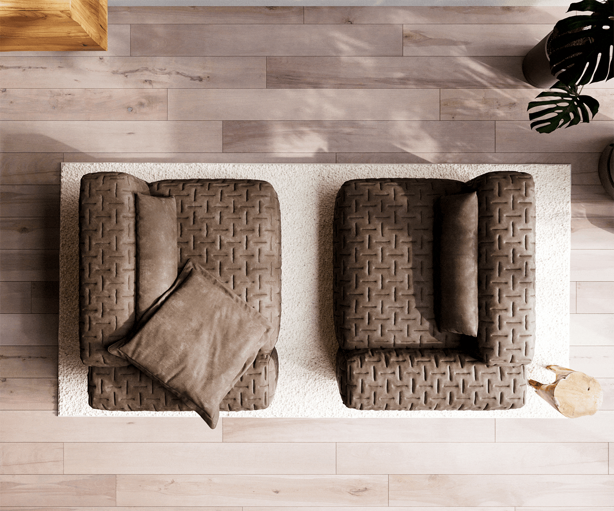 Голям диван Freestyle 280x110 cm микрофибър тъмно сиво винтидж ватиран 5