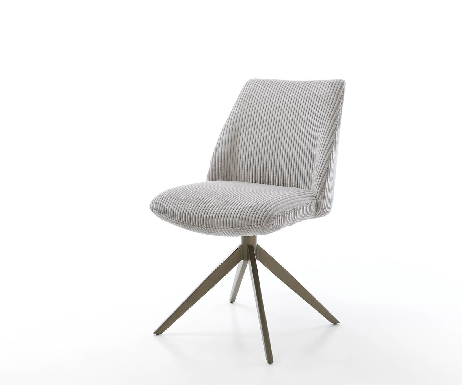 Врътящ се стол Корд СребристСив Конус крак плосък  Titan 360° въртящ се Покет пружина Elso-Flex Врътящ се стол Корд СребристСив Конус крак плосък  Titan 360° въртящ се Покет пружина Elso-Flex