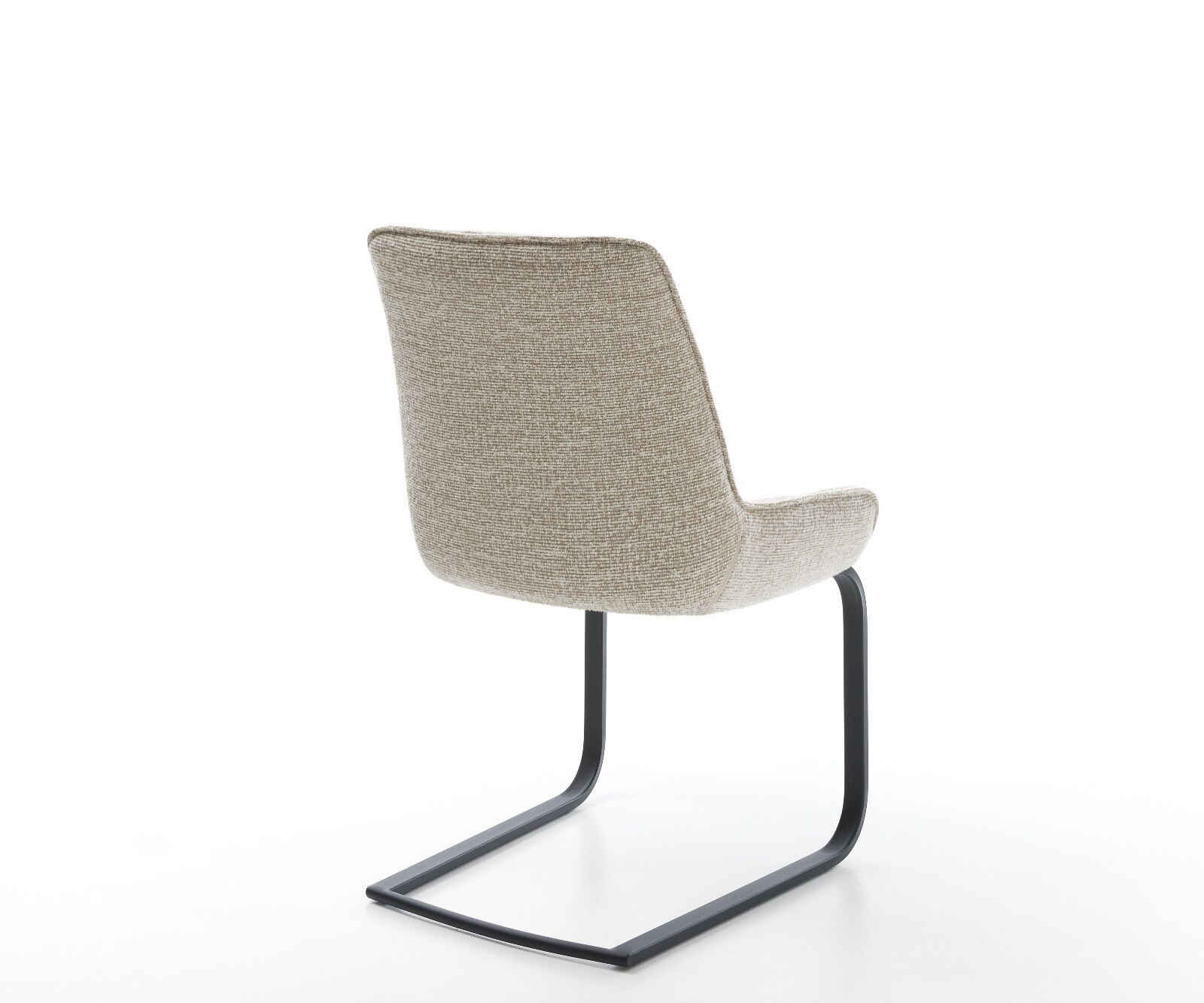 Конзолен стол Taimi-Flex тъкан Soft Beige Конзолен стол плосък Black 4