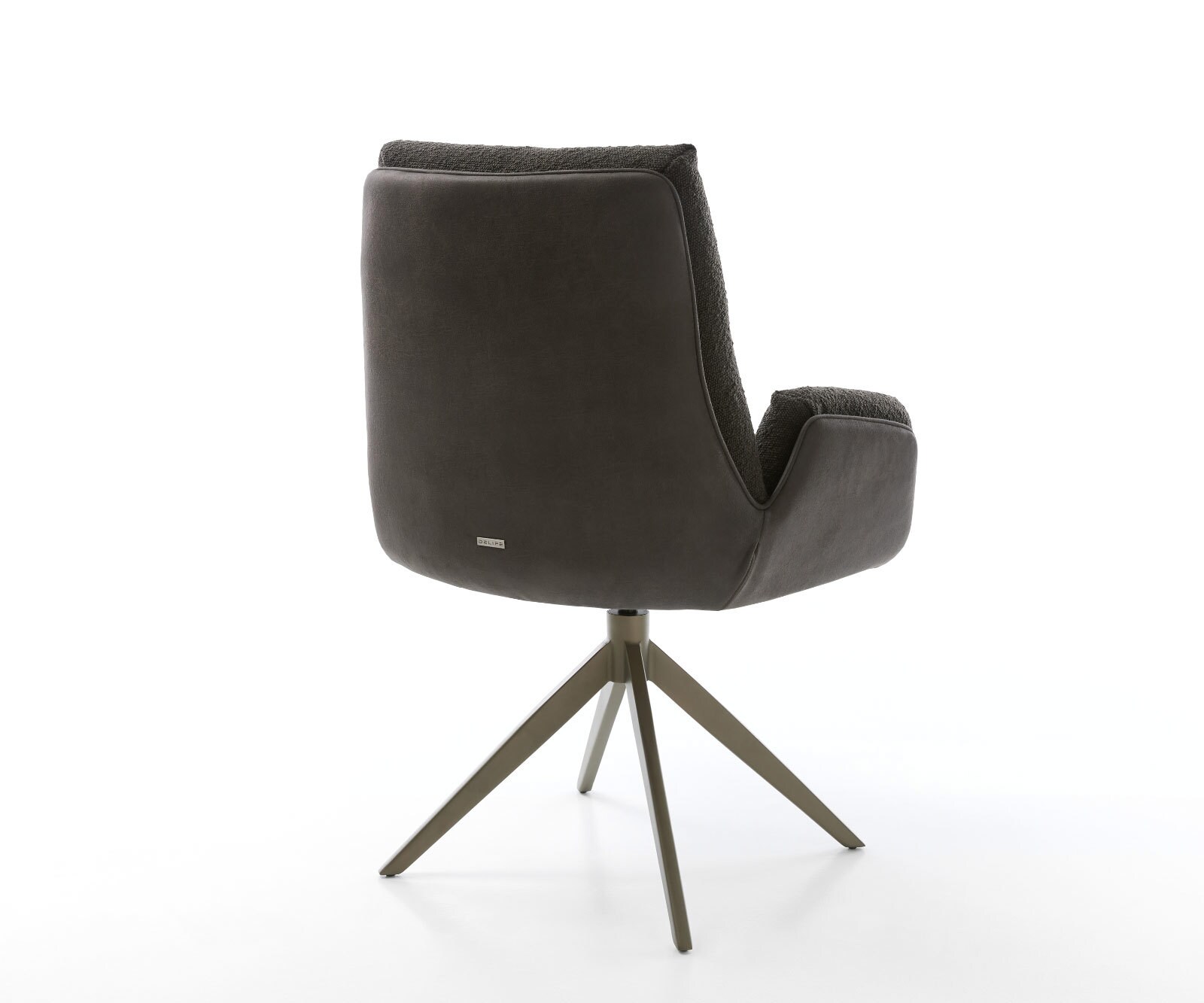 Врътящ се стол Комбинация от дамаски Черен Конус крак плосък  Titan 360° въртящ се Люлеещ се Clea-Flex 5