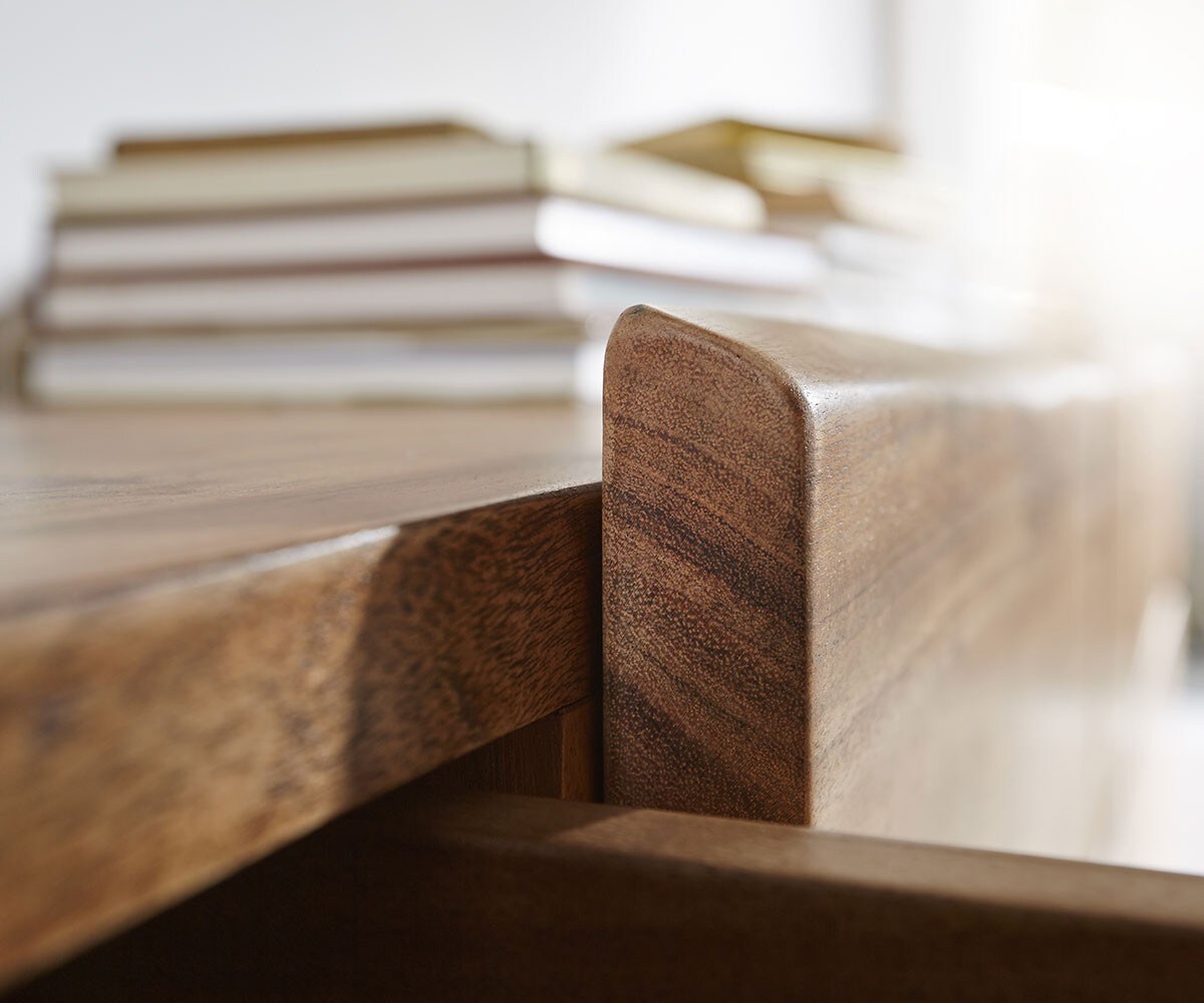 Бюфет 172 cm Акация Натурал 4 Врати 4 Чекмеджета Live-Edge 5 Бюфет 172 cm Акация Натурал 4 Врати 4 Чекмеджета Live-Edge 5