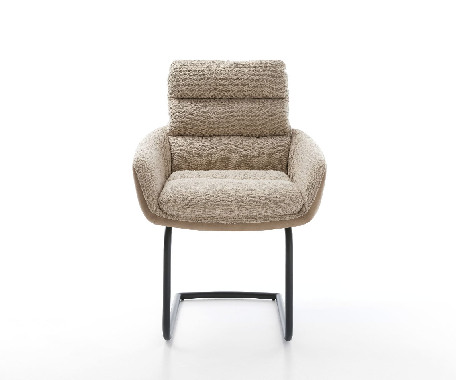 Конзолен стол Abelia-Flex с подлакътници Материал микс кал Конзолен стол кръгъл черен 2