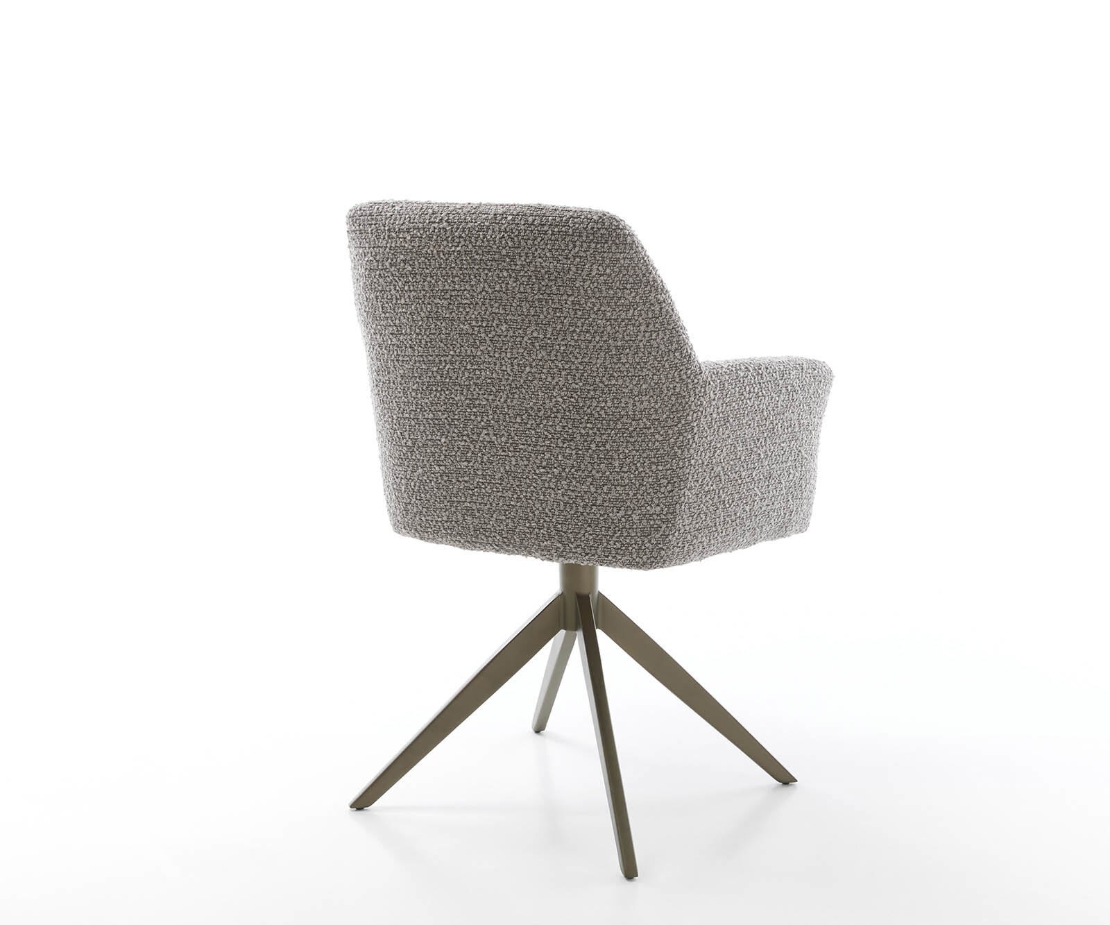 Врътящ се стол с подлакътници Букле СребристСив Конус крак плосък  Titan 360° въртящ се Покет пружина Xana-Flex 5 Врътящ се стол с подлакътници Букле СребристСив Конус крак плосък  Titan 360° въртящ се Покет пружина Xana-Flex 5