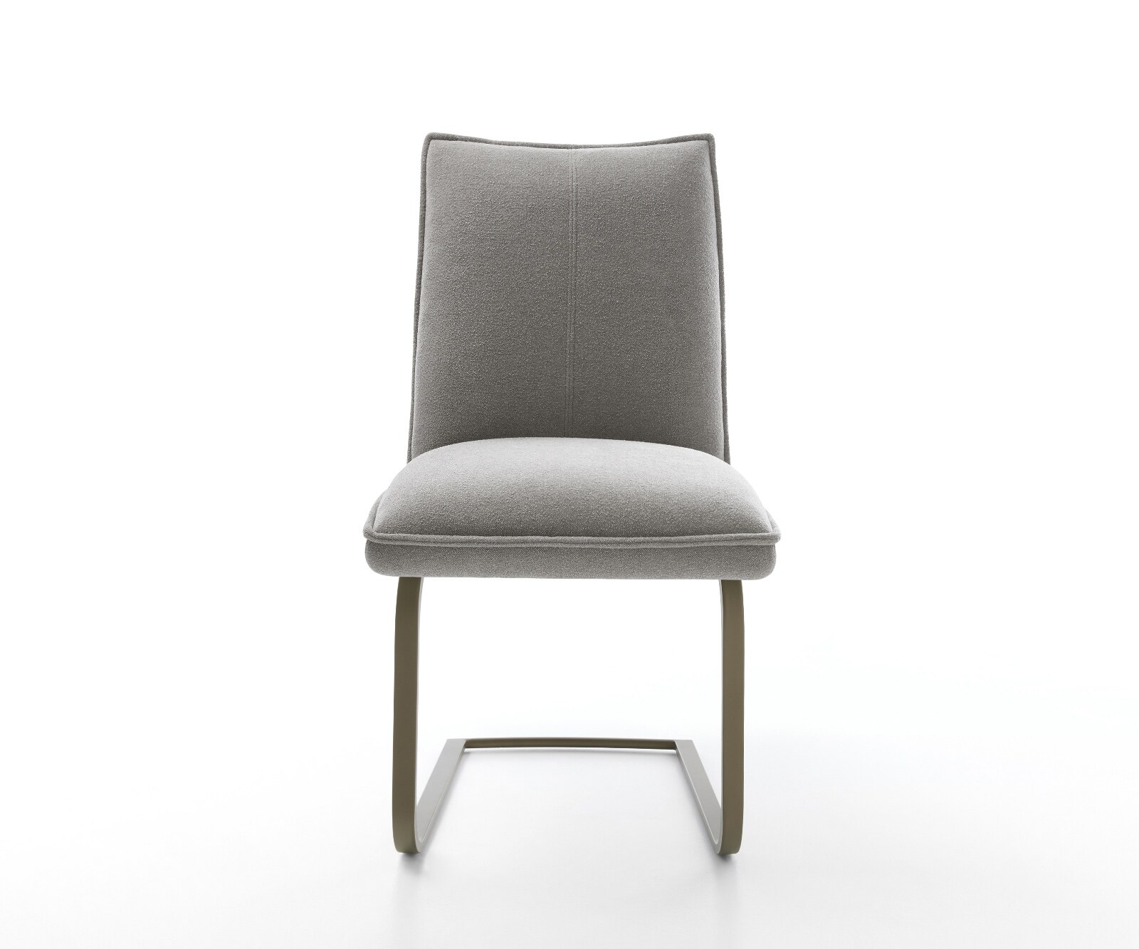 Конзолен стол Lelio-Flex текстурирана тъкан меко сив конзолен стол покритие с плосък ефект титаниево джобно пружинно ядро 2