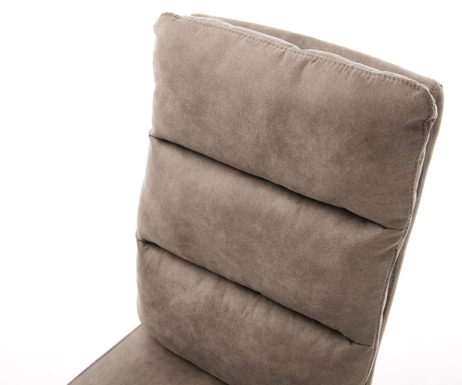 Въртящ се стол Pela-Flex микрофибър сив реколта Кръстосана рамка широка черна 360° въртене Люлееща се функция Ядро от джобни пружини 3