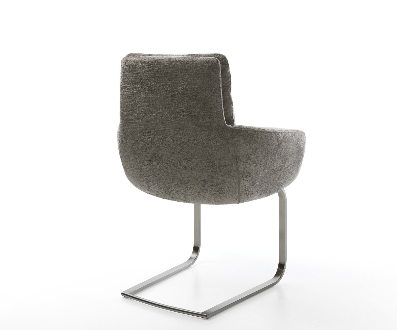 Стол с конзола Abelia-Flex с подлакътници Bouclé Soft Mud Стол с конзола Flat Graphite 4