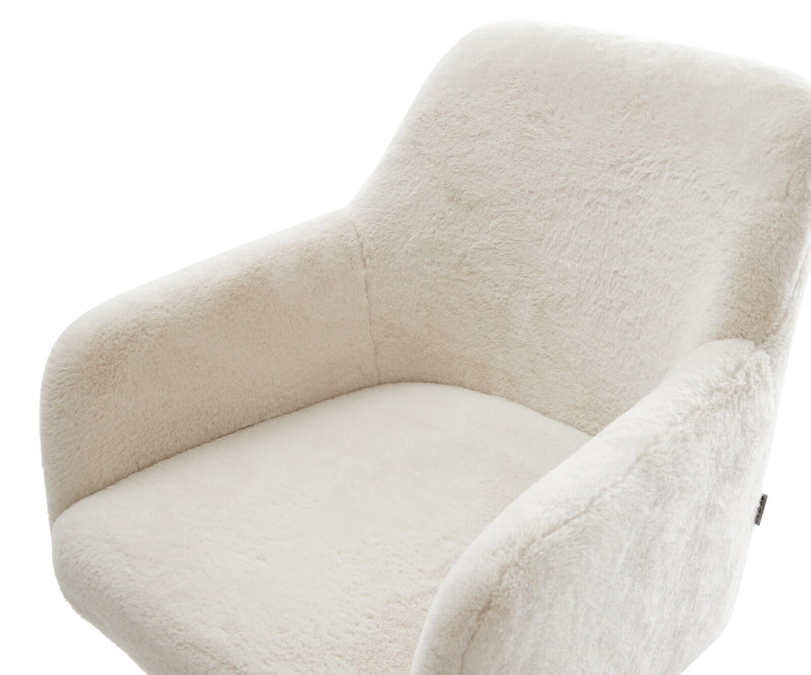 Стол с конзола Greg-Flex плюшен кремаво-бял Стол с конзола плосък графит джоб пружина сърцевина 3