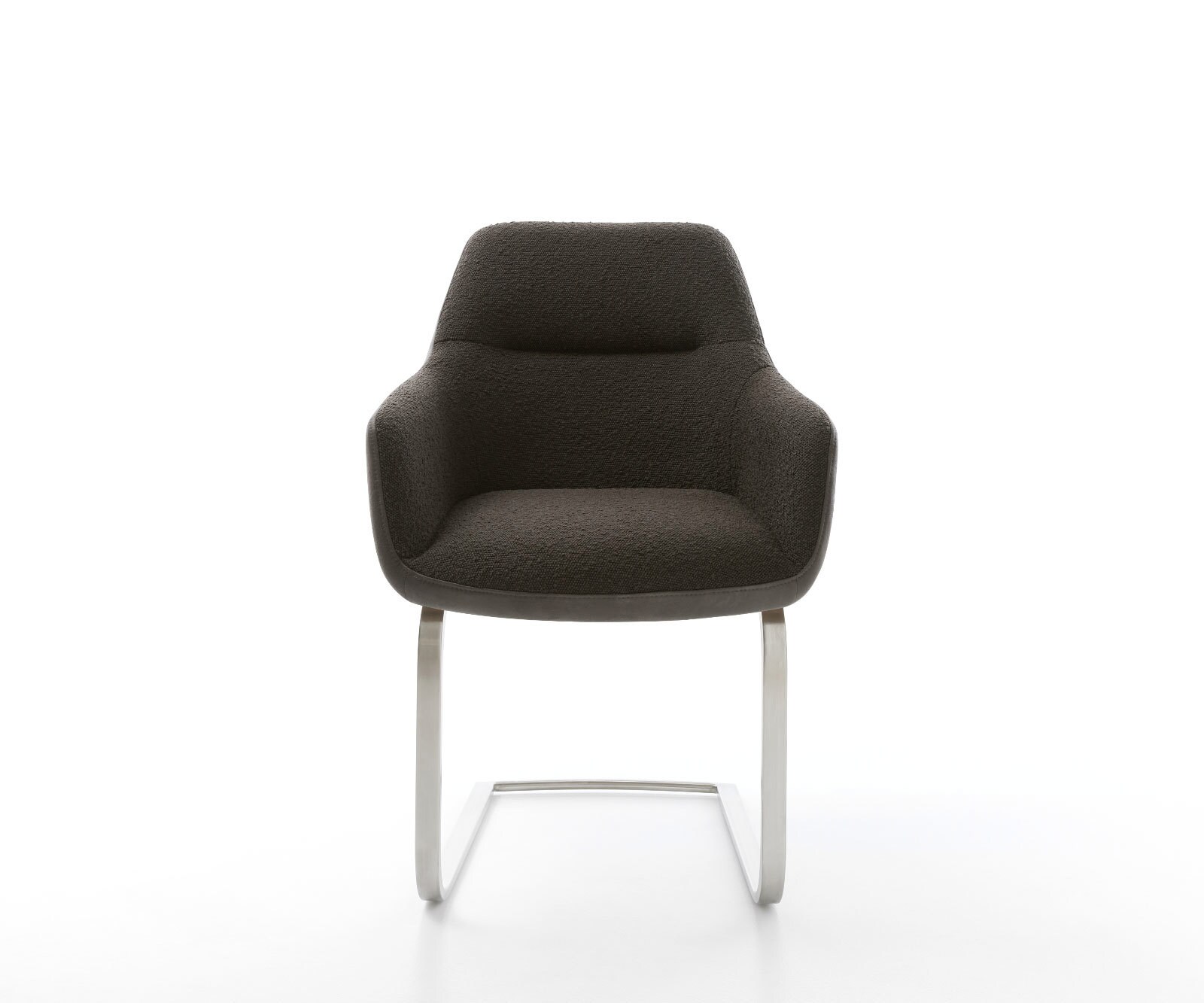 Люлеещ стол Микс от дамаски Черен Конзолен крак плосък Неръждаема стомана Pejo-Flex 1 Люлеещ стол Микс от дамаски Черен Конзолен крак плосък Неръждаема стомана Pejo-Flex 1