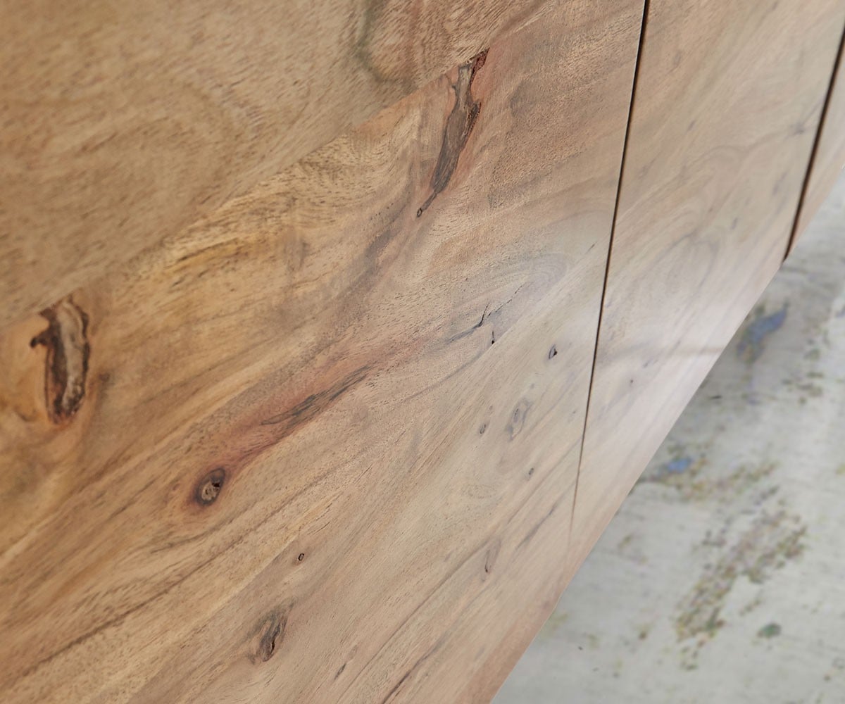 Бюфет 172 cm Акация Натурал 4 Врати 4 Чекмеджета Live-Edge 6 Бюфет 172 cm Акация Натурал 4 Врати 4 Чекмеджета Live-Edge 6