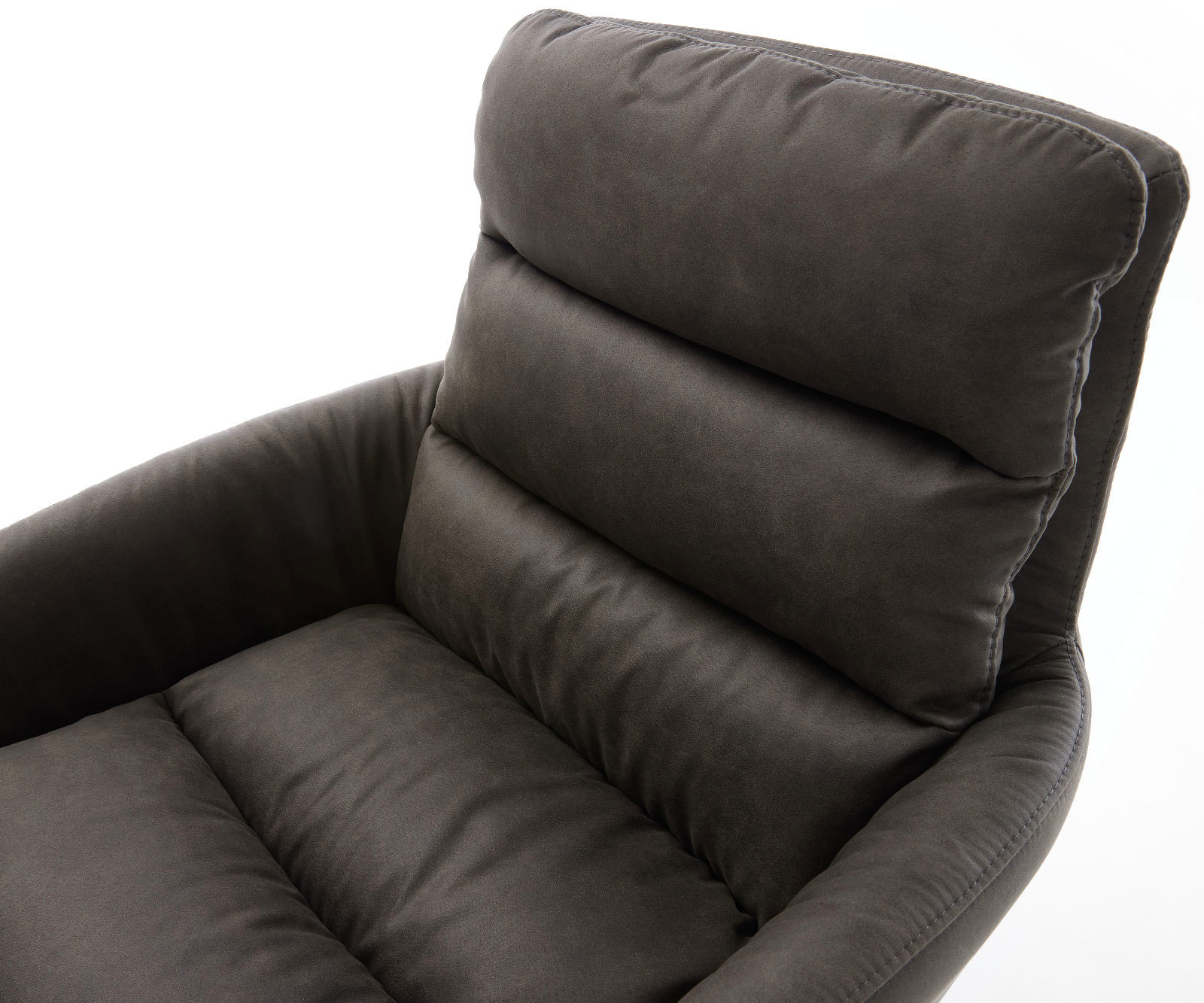 Врътящ се стол с подлакътници Антрацит Винтидж Конус крак  Неръждаема стомана 180° въртящ се Abelia-Flex 3 Врътящ се стол с подлакътници Антрацит Винтидж Конус крак  Неръждаема стомана 180° въртящ се Abelia-Flex 3