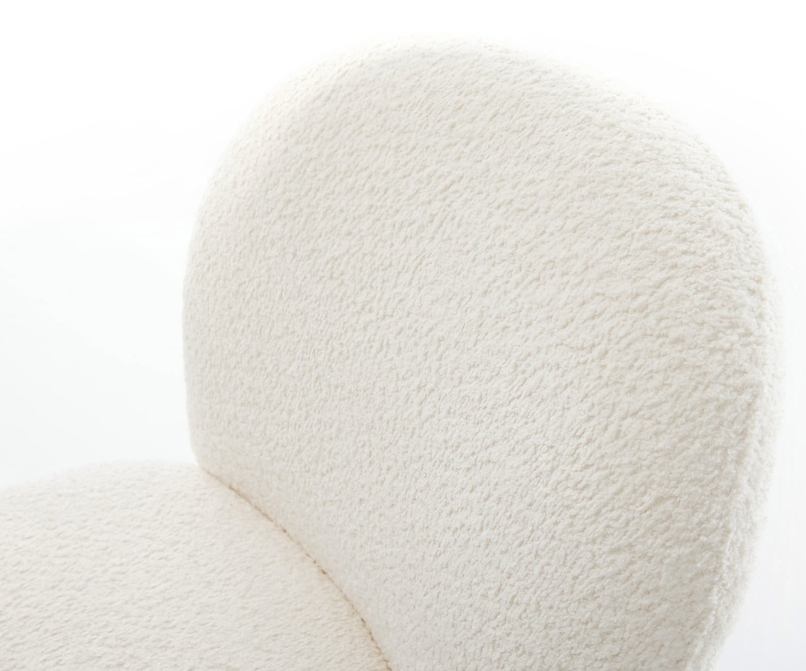 Люлеещ стол Букле Бял Конзолен крак кръгъл Черен Покет пружина Nube-Flex 4