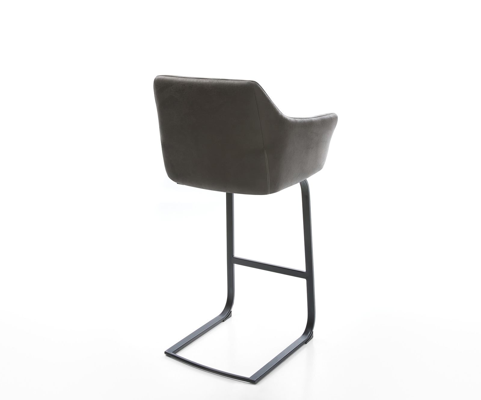 Бар стол Винтидж Антрацит Конзолен крак плосък Метал Yulo-Flex 5 Бар стол Винтидж Антрацит Конзолен крак плосък Метал Yulo-Flex 5