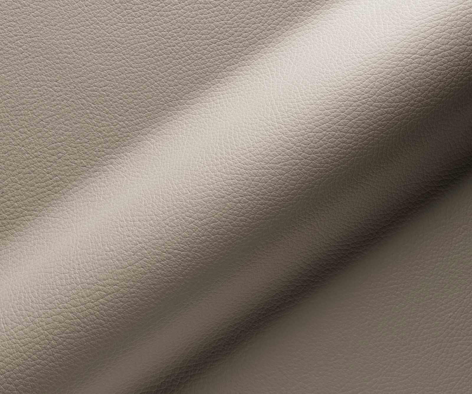 Врътящ се стол с подлакътници Естествена кожа Сиво-Кафяв Дървена рамка  Натурал 180° въртящ се Покет пружина Vinka-Flex 2