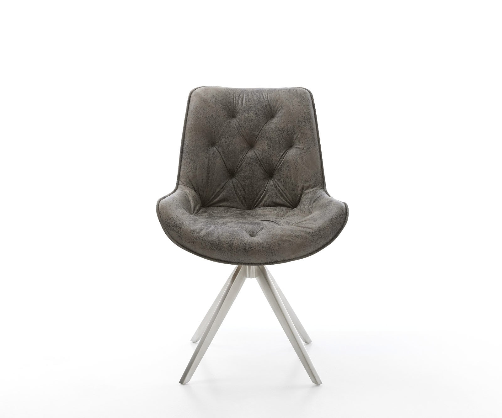 Врътящ се стол Сив Антик Конус крак  Неръждаема стомана 180° въртящ се Taimi-Flex 2 Врътящ се стол Сив Антик Конус крак  Неръждаема стомана 180° въртящ се Taimi-Flex 2