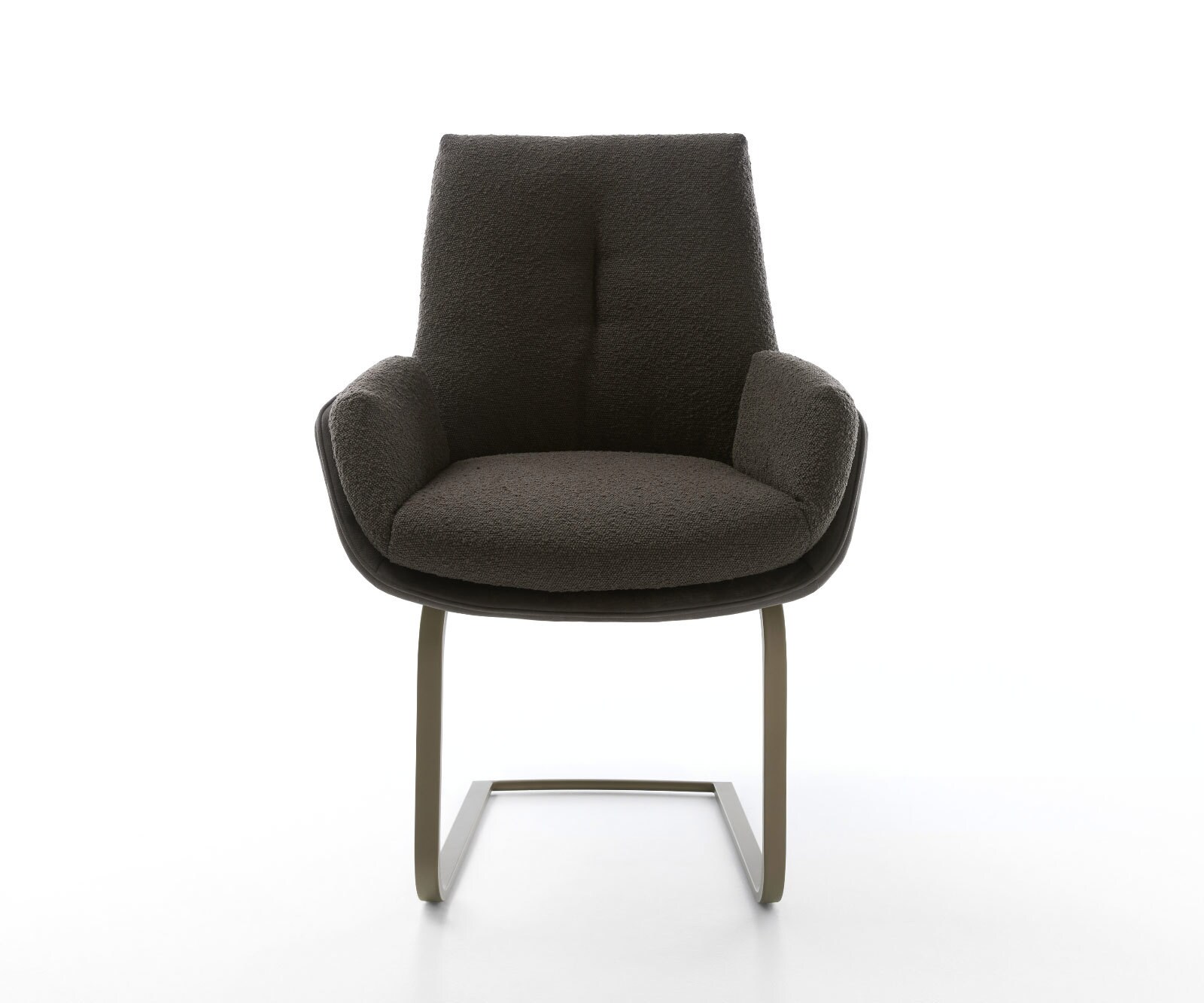 Летящ стол Микс от дамаски Черен Конзолен крак плосък  Титан Clea-Flex 1