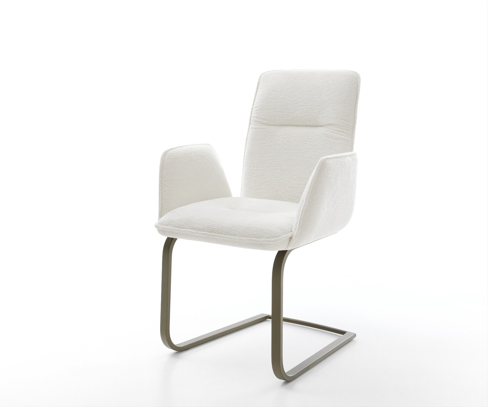 Стол с конзола Vinja-Flex Bouclé Soft Beige Стол с конзола с плосък ефект покритие титан 1