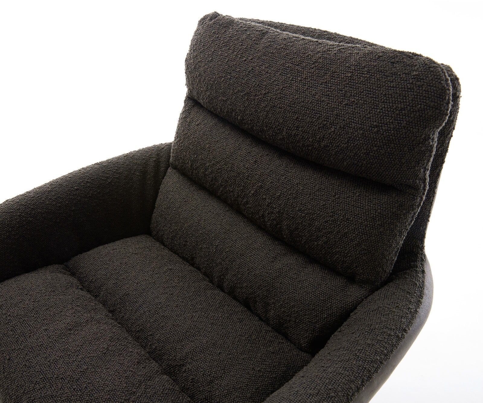 Врътящ се стол с подлакътници Комбинация от дамаски Черен Конус крак плосък  Titan 360° въртящ се Люлеещ се Abelia-Flex 3 Врътящ се стол с подлакътници Комбинация от дамаски Черен Конус крак плосък  Titan 360° въртящ се Люлеещ се Abelia-Flex 3