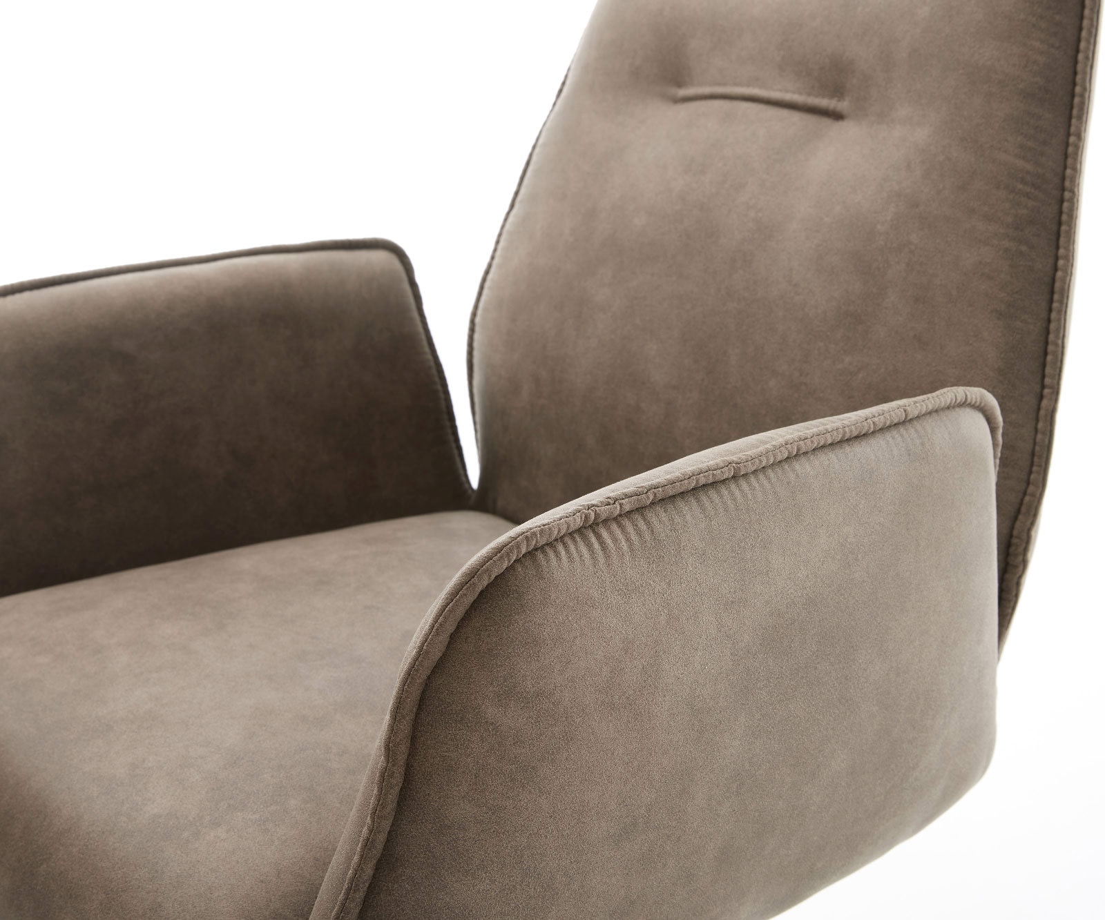 Врътящ се стол Таупе Винтидж Конус крак кръгъл Неръждаема стомана 180° въртящ се Zoa-Flex 3 Врътящ се стол Таупе Винтидж Конус крак кръгъл Неръждаема стомана 180° въртящ се Zoa-Flex 3