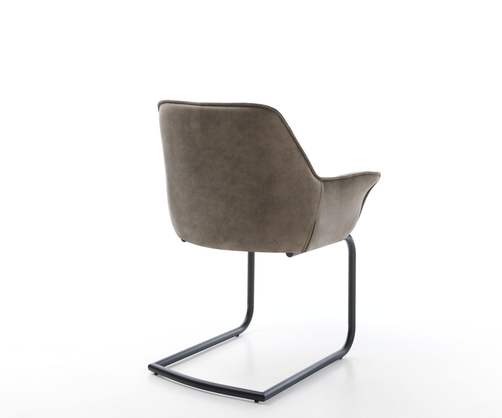 Люлеещ стол Таупе Винтидж Конзолен крак кръгъл Черен Kaira-Flex 4