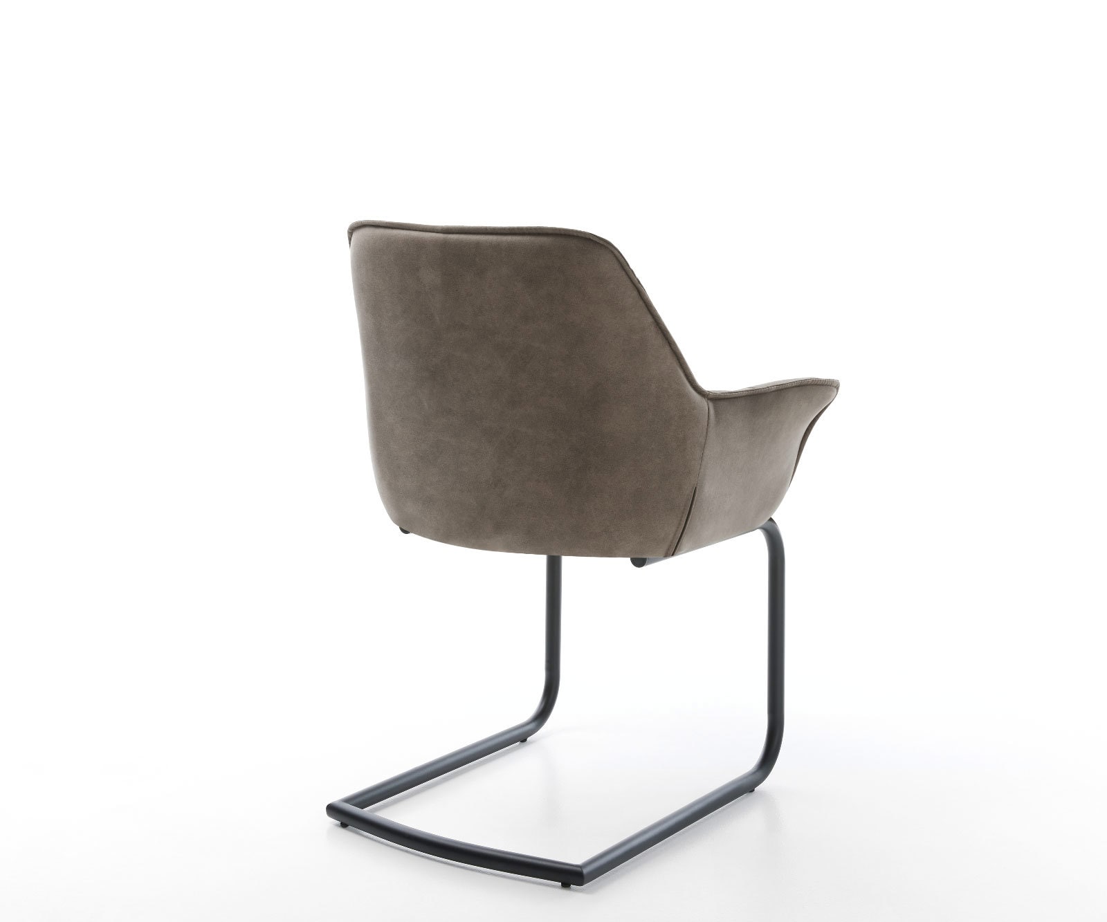 Люлеещ стол Таупе Винтидж Конзолен крак кръгъл Черен Kaira-Flex 5