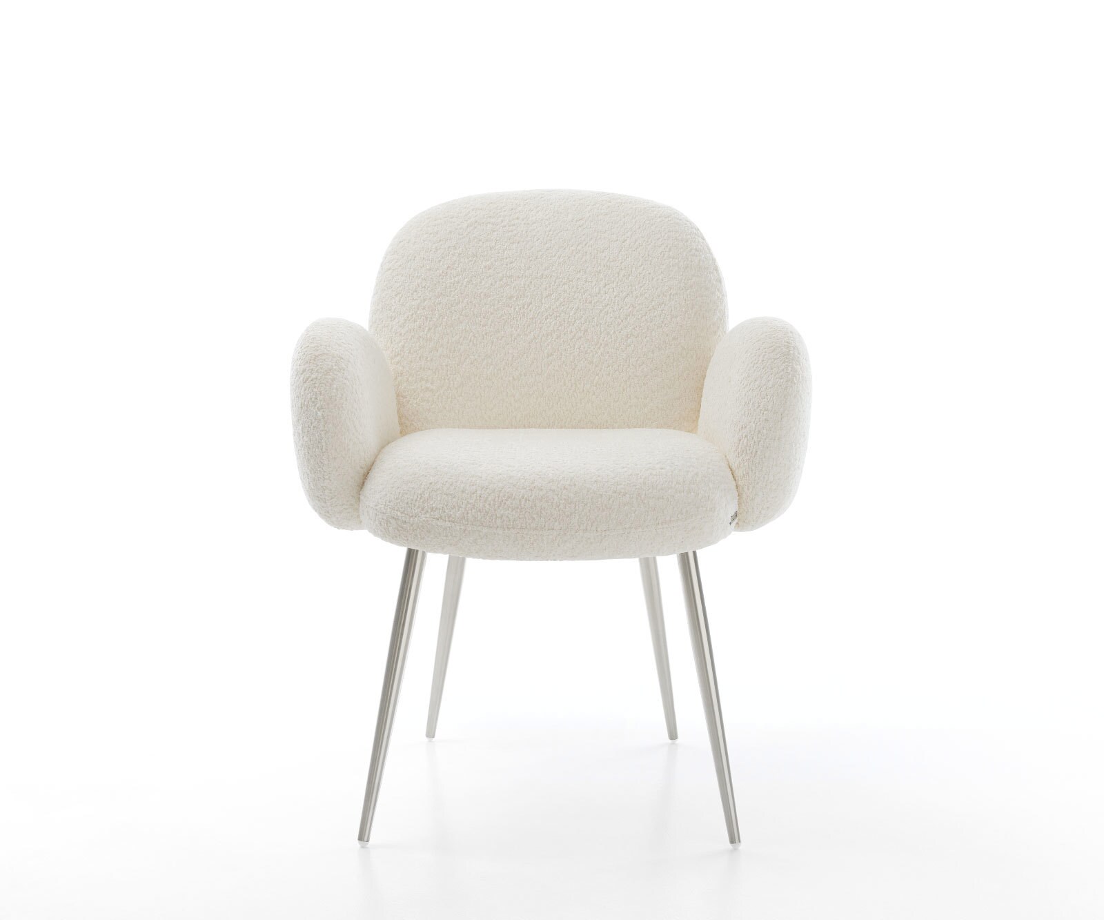 Стол Букле Бяло 4-крака Прави Неръждаема стомана Покет пружина Nube-Flex 1