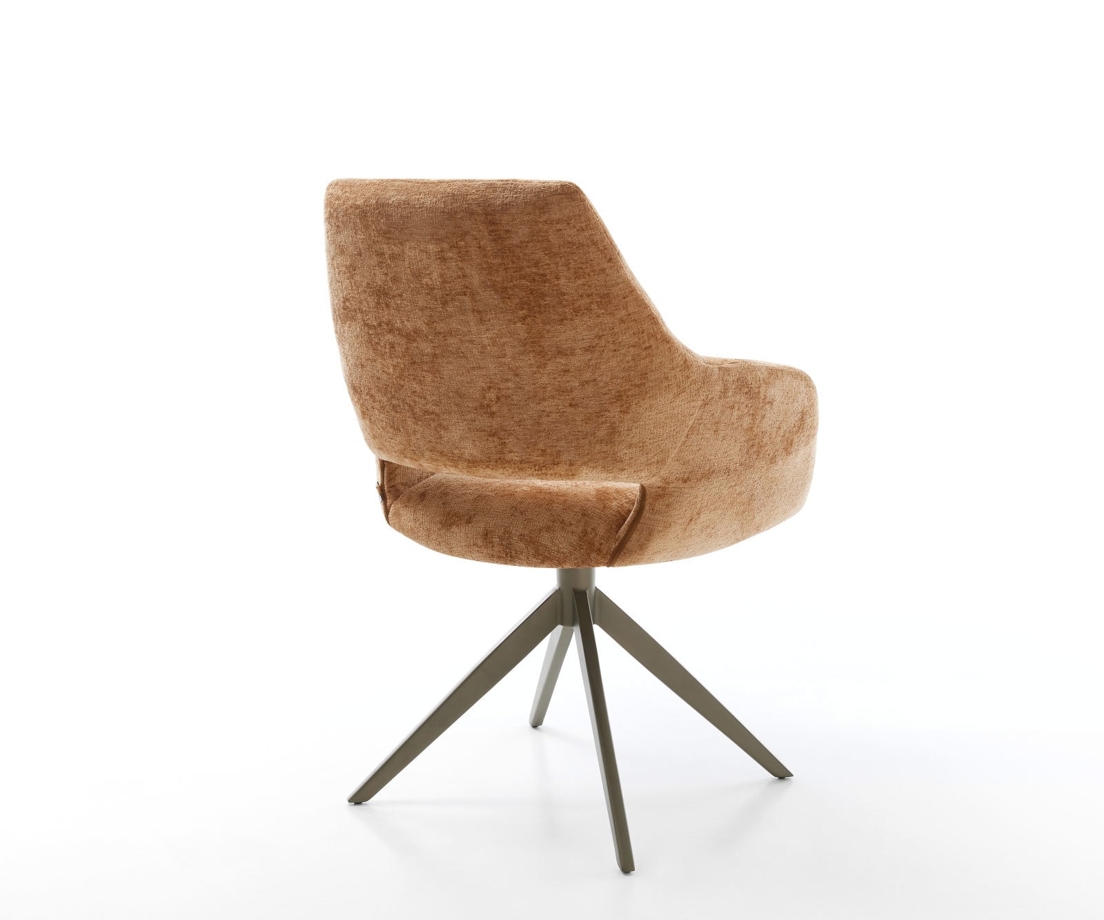 Врътящ се стол с подлакътници Шенил Ръжда Конус крак плосък  Titan 360° въртящ се Люлеещ се Yago-Flex 4 Врътящ се стол с подлакътници Шенил Ръжда Конус крак плосък  Titan 360° въртящ се Люлеещ се Yago-Flex 4