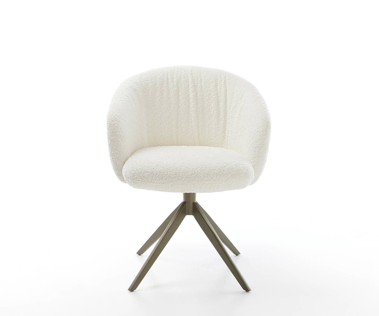 Врътящ се стол с подлакътници Букле Бял Конус крак плосък  Titan 360° въртящ се Покет пружина Caja-Flex 1 Врътящ се стол с подлакътници Букле Бял Конус крак плосък  Titan 360° въртящ се Покет пружина Caja-Flex 1