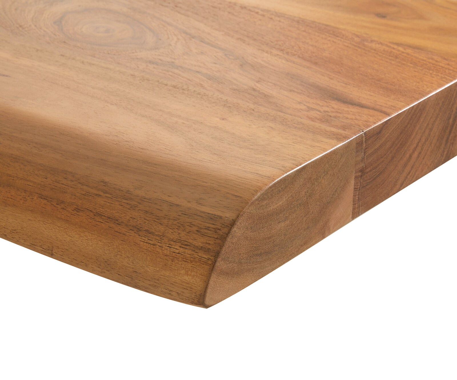 Маса 160x90 XL Акация Натурал Стъкло Edge 4