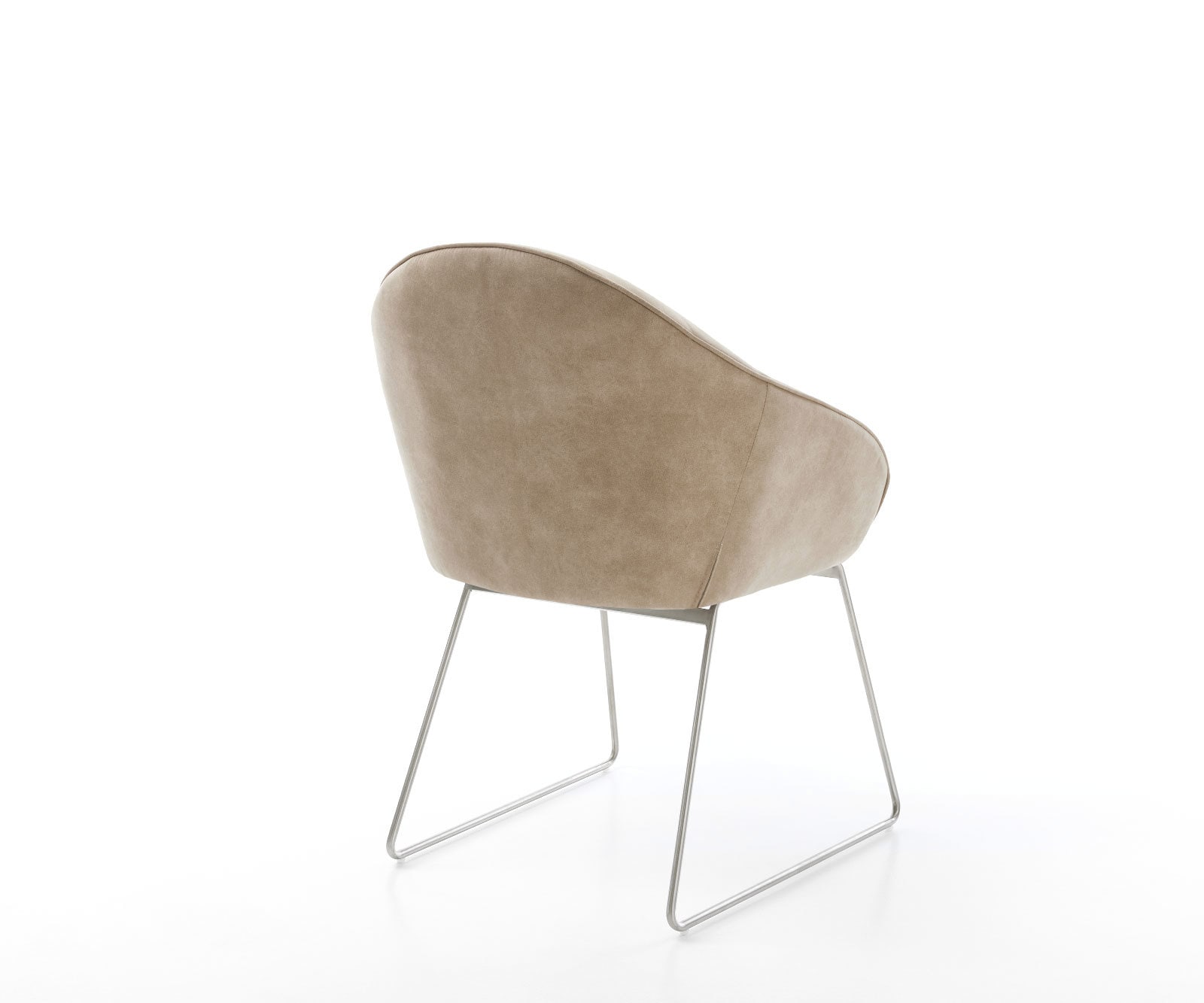 Кресло Бежов Винтидж Извити крака Неръждаема стомана Gaio-Flex 4 Кресло Бежов Винтидж Извити крака Неръждаема стомана Gaio-Flex 4