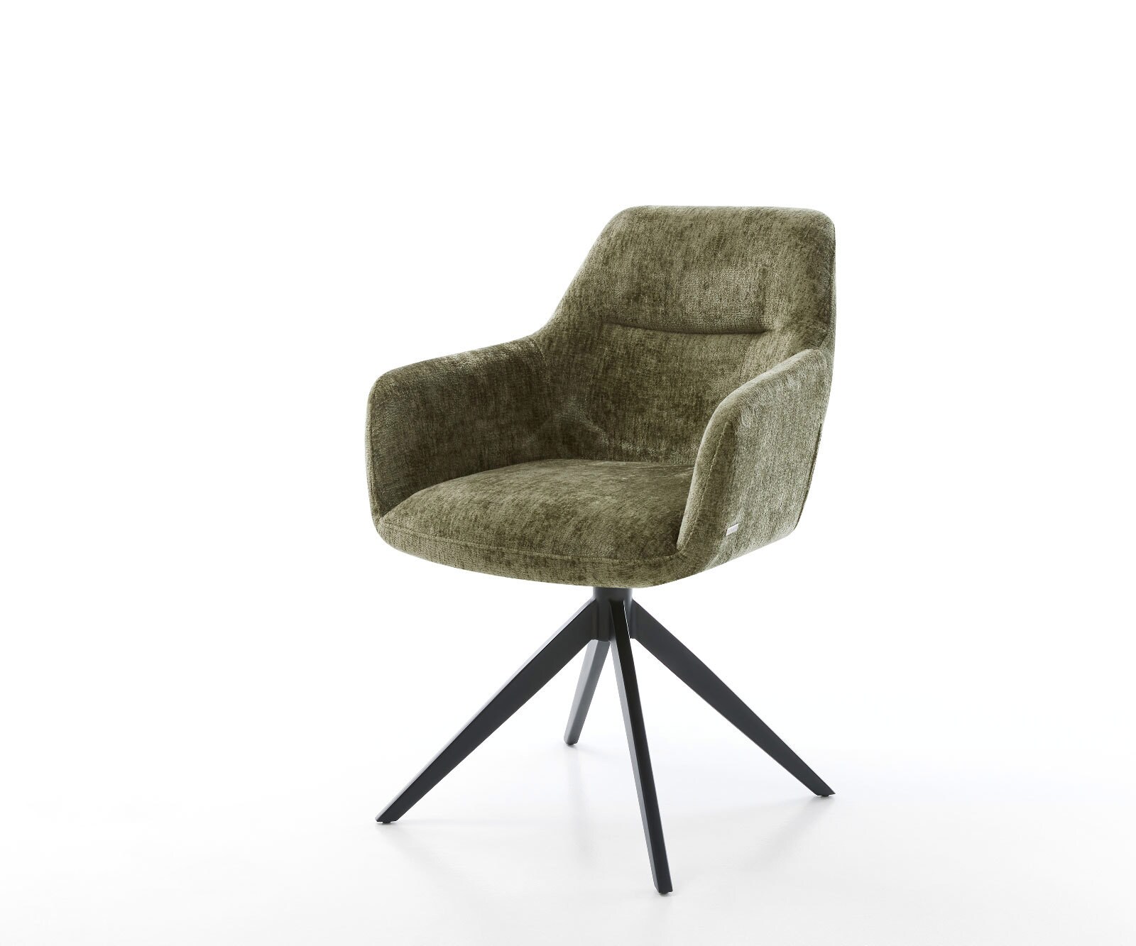 Врътящ се стол Шенил Маслина Конус крак плосък Черен 360° въртящ се Люлеещ се Pejo-Flex Врътящ се стол Шенил Маслина Конус крак плосък Черен 360° въртящ се Люлеещ се Pejo-Flex