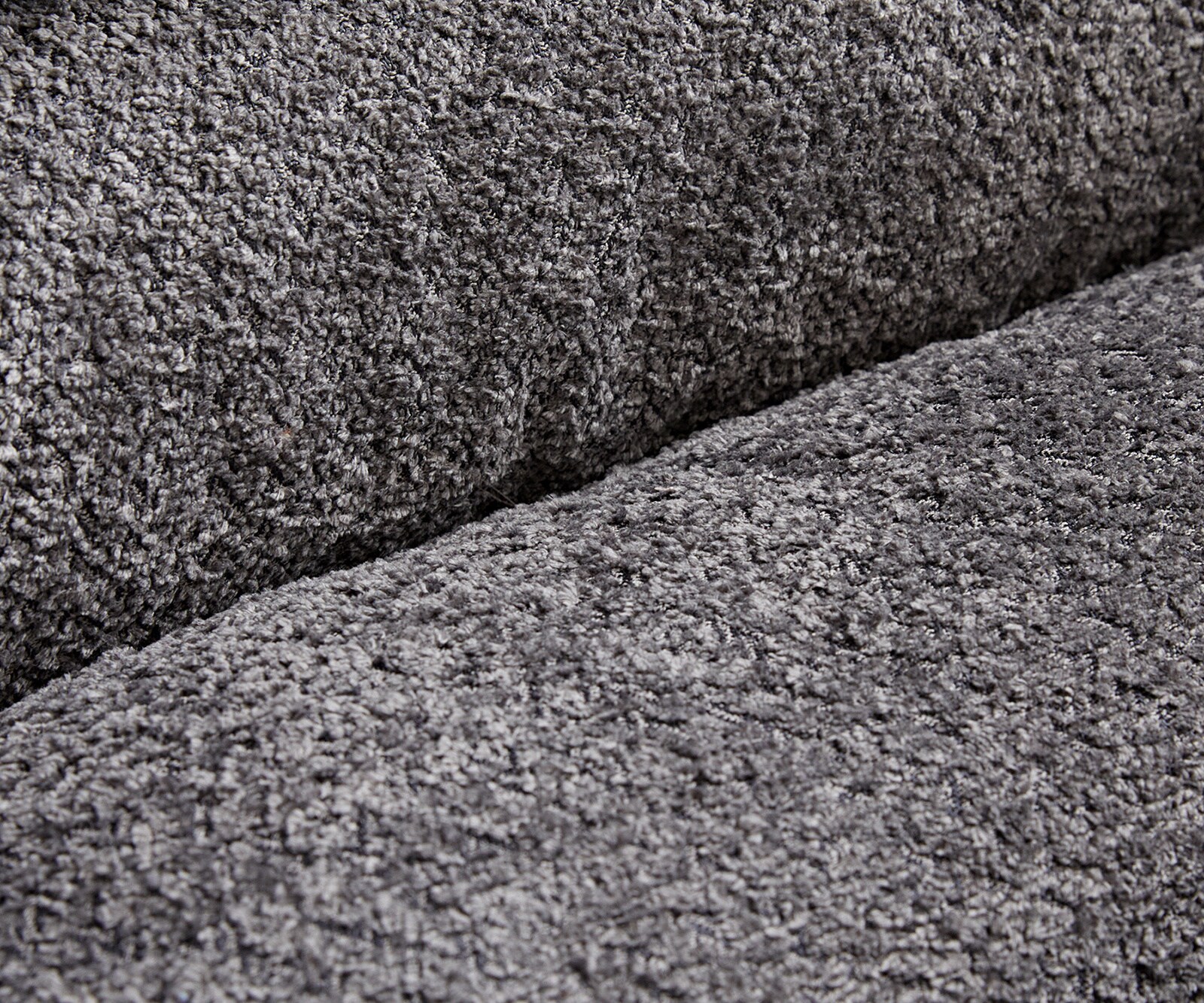 Въртящ се стол Pejo-Flex Bouclé Grey Кръстосана рамка широка Черно Въртене на 360° Люлееща се функция Ядро от джобни пружини 2