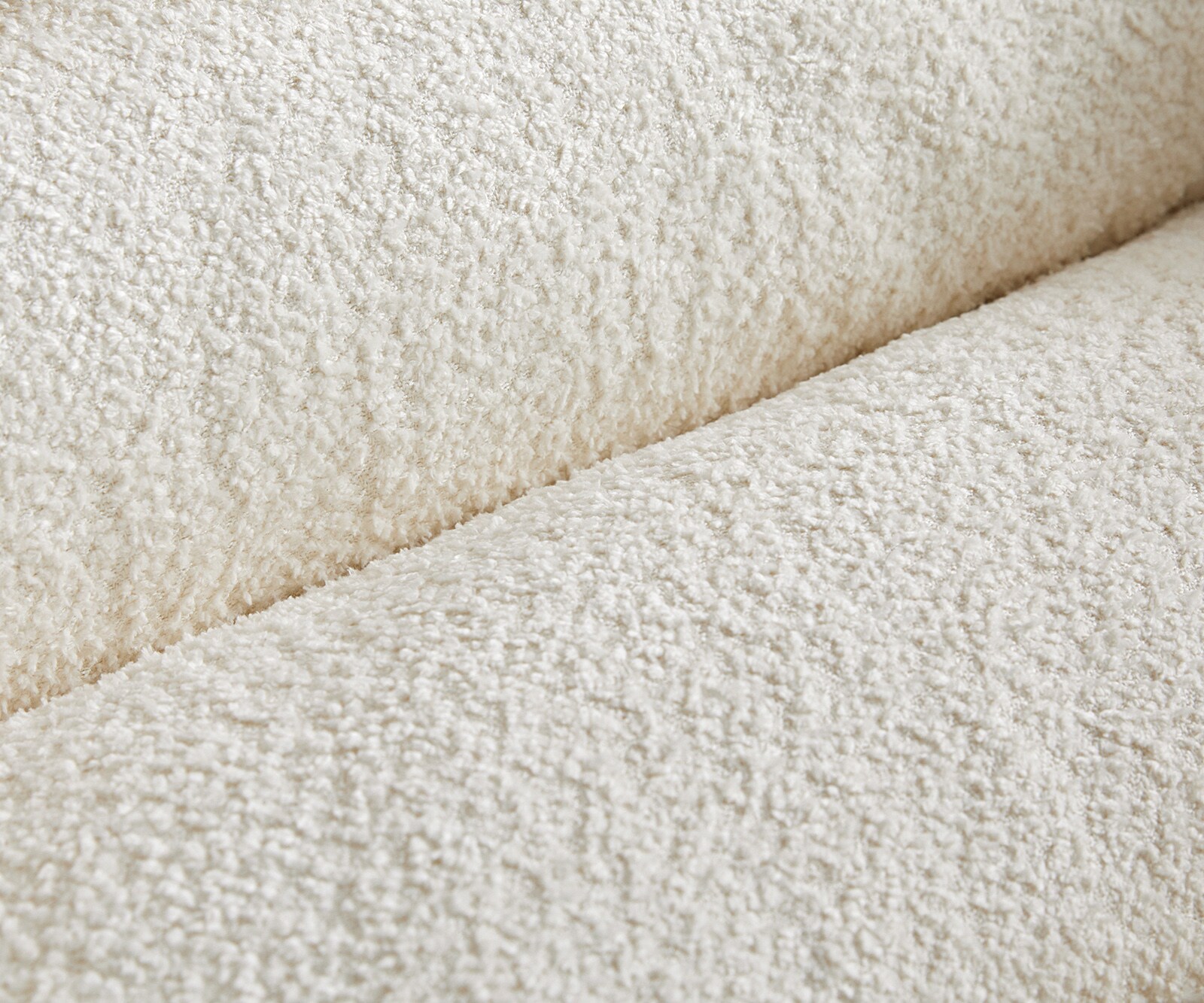 Стол за отдих Zena 75x85 cm Bouclé White 2